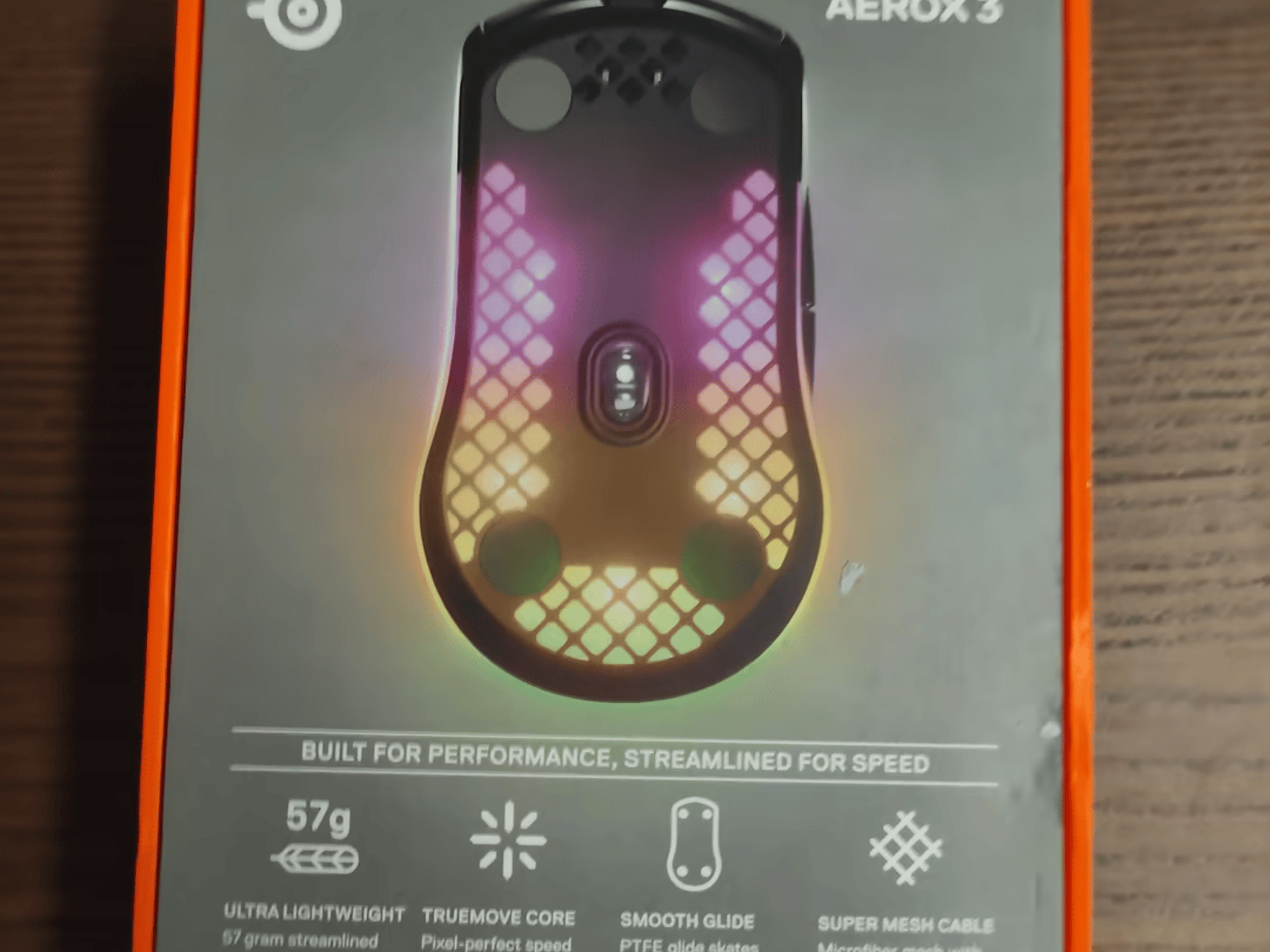 SteelSeries Aerox 3 Lightweight Wired Optical Mouse