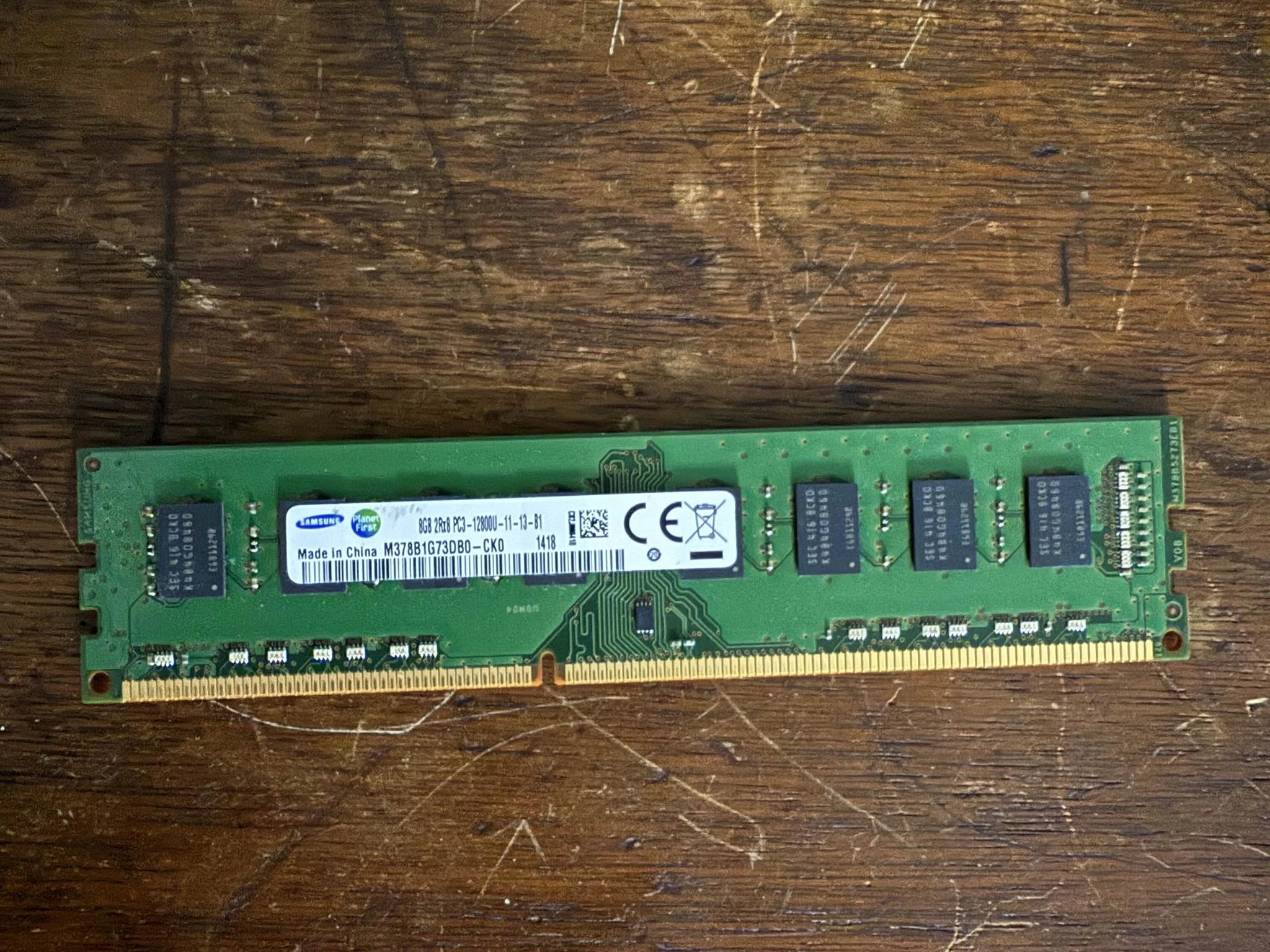 Samsung DDR3 8GB RAM 1600MHz (set of 3 sticks)