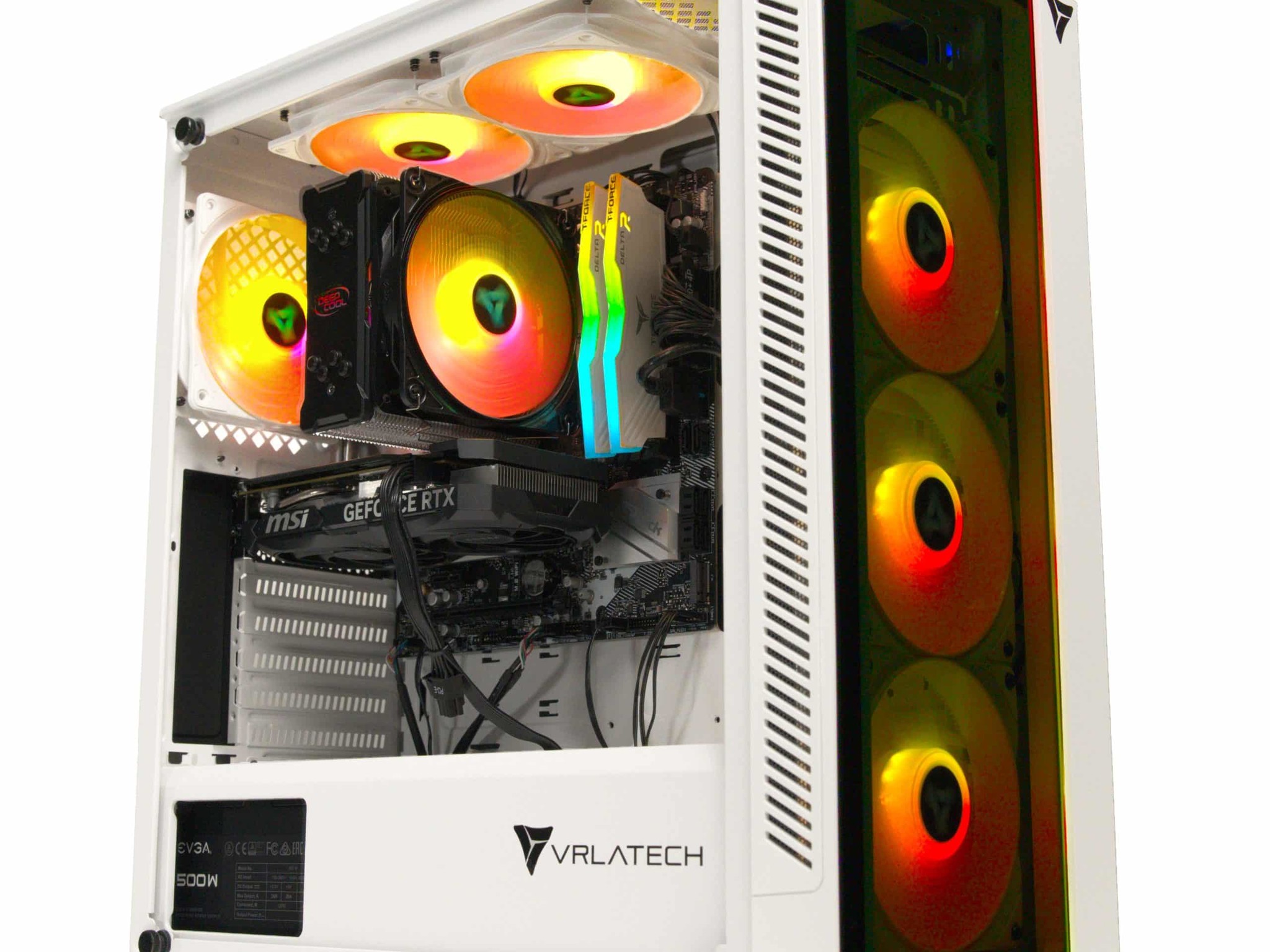 NEW VRLA Tech GeForce RTX 5060 Intel Core i5-13400F RGB 32GB 6000 DDR5 1TB NVMe 650W PSU