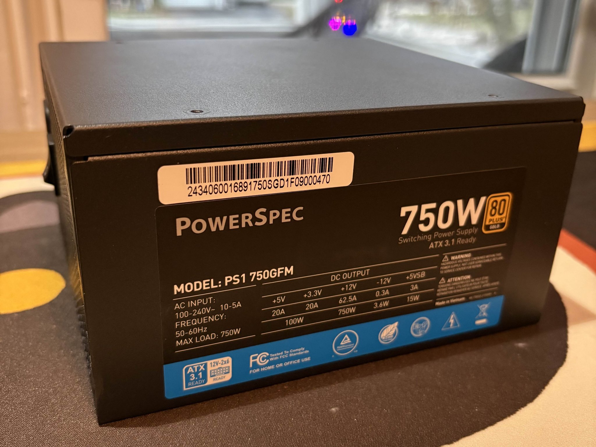 Powerspec 750W Modular - GOLD !!!12VHPWR!!!