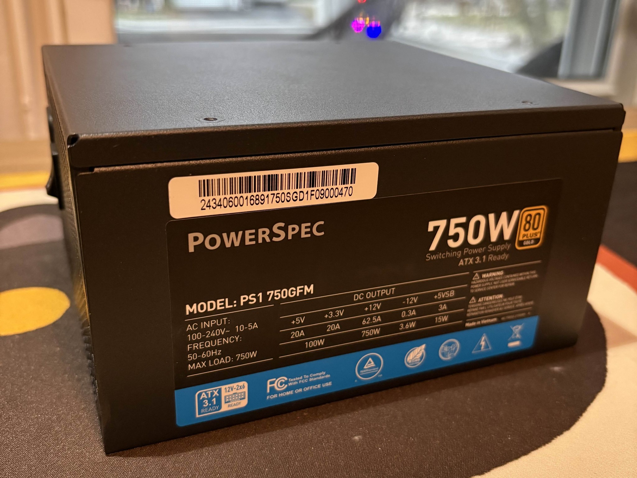 Powerspec 750W Modular - GOLD !!!12VHPWR!!!