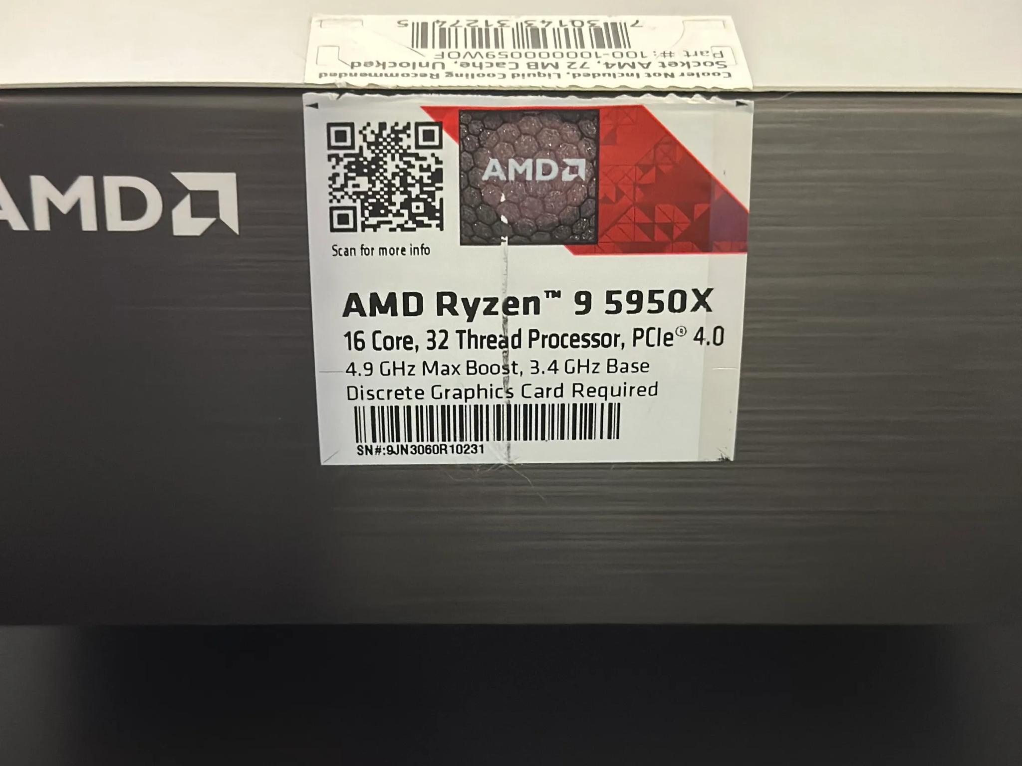AMD Ryzen™ 9 5950X Desktop Processor