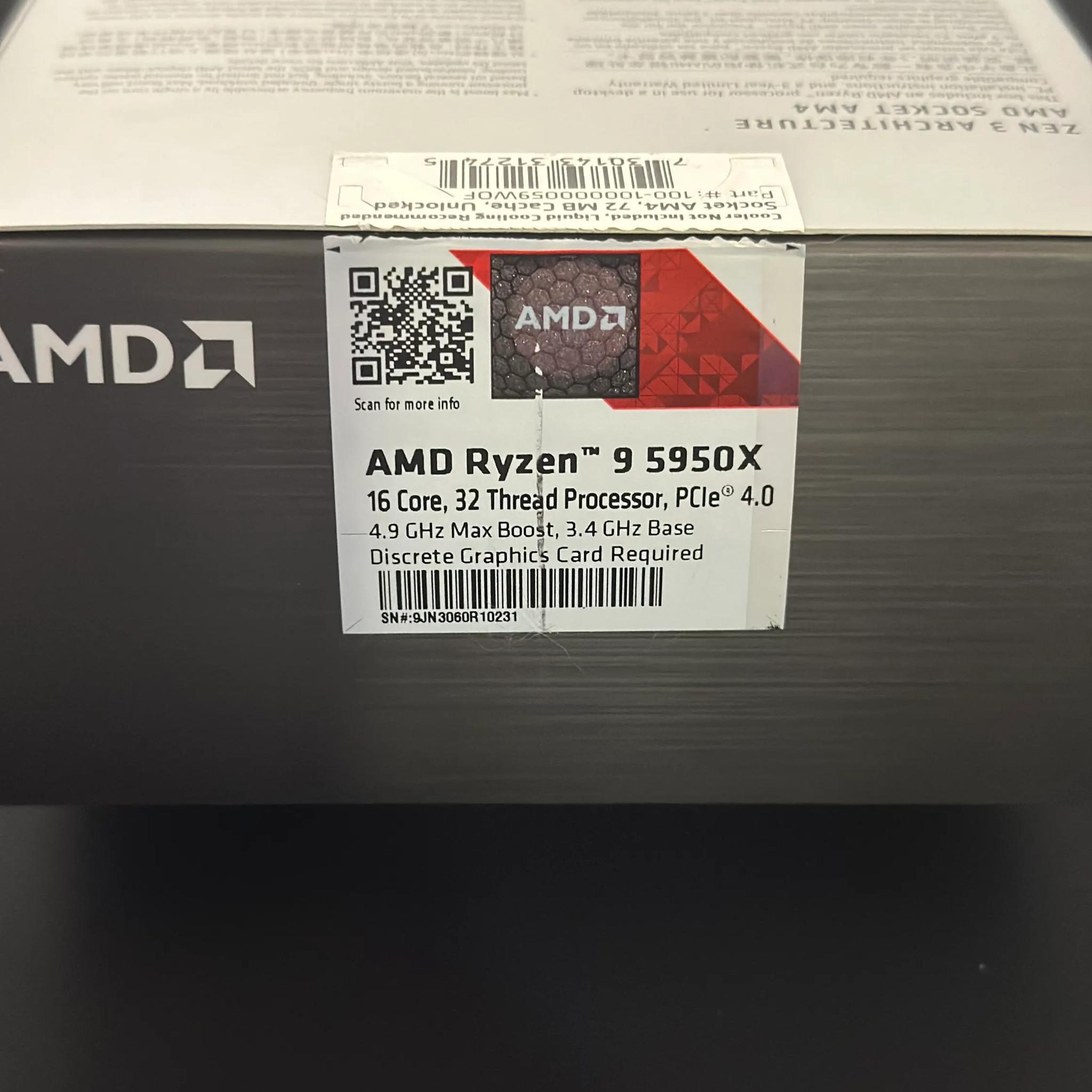 AMD Ryzen™ 9 5950X Desktop Processor