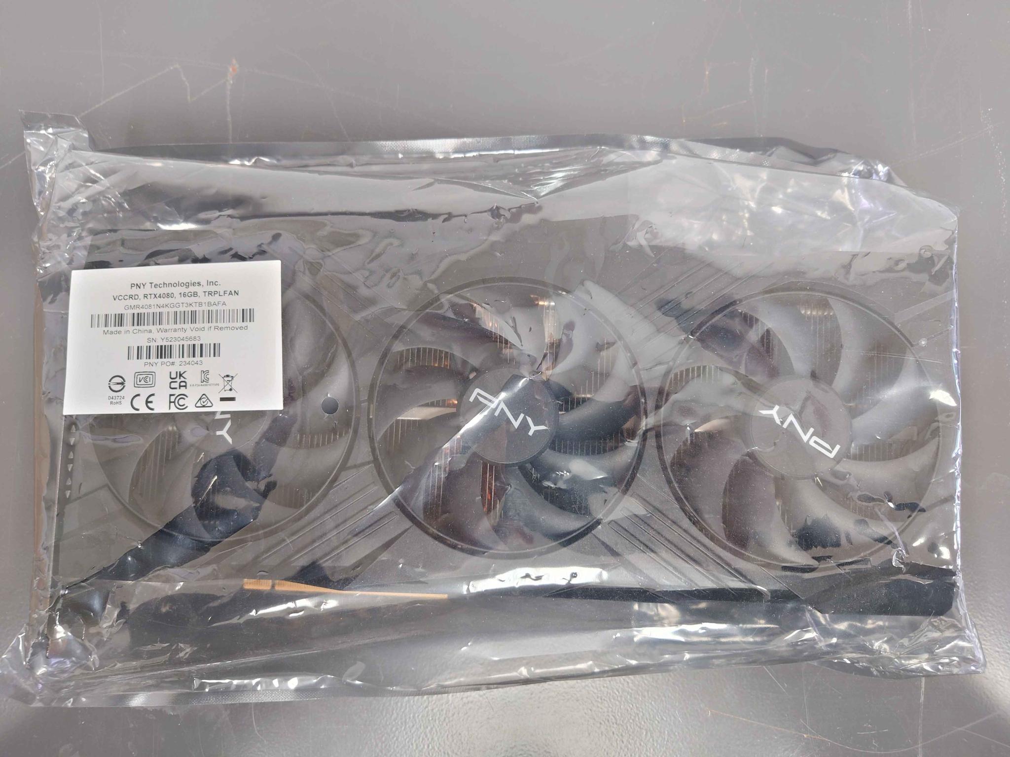 PNY VERTO GeForce RTX 4080 (Repasted, Repadded, 4090 Cooler)