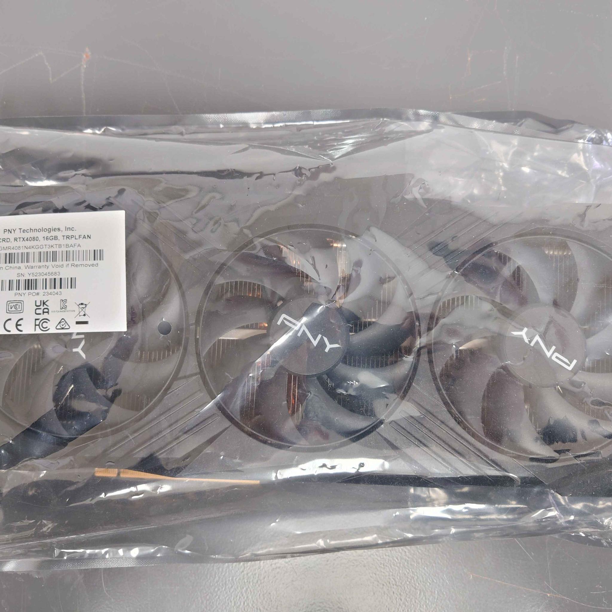 PNY VERTO GeForce RTX 4080 (Repasted, Repadded, 4090 Cooler)
