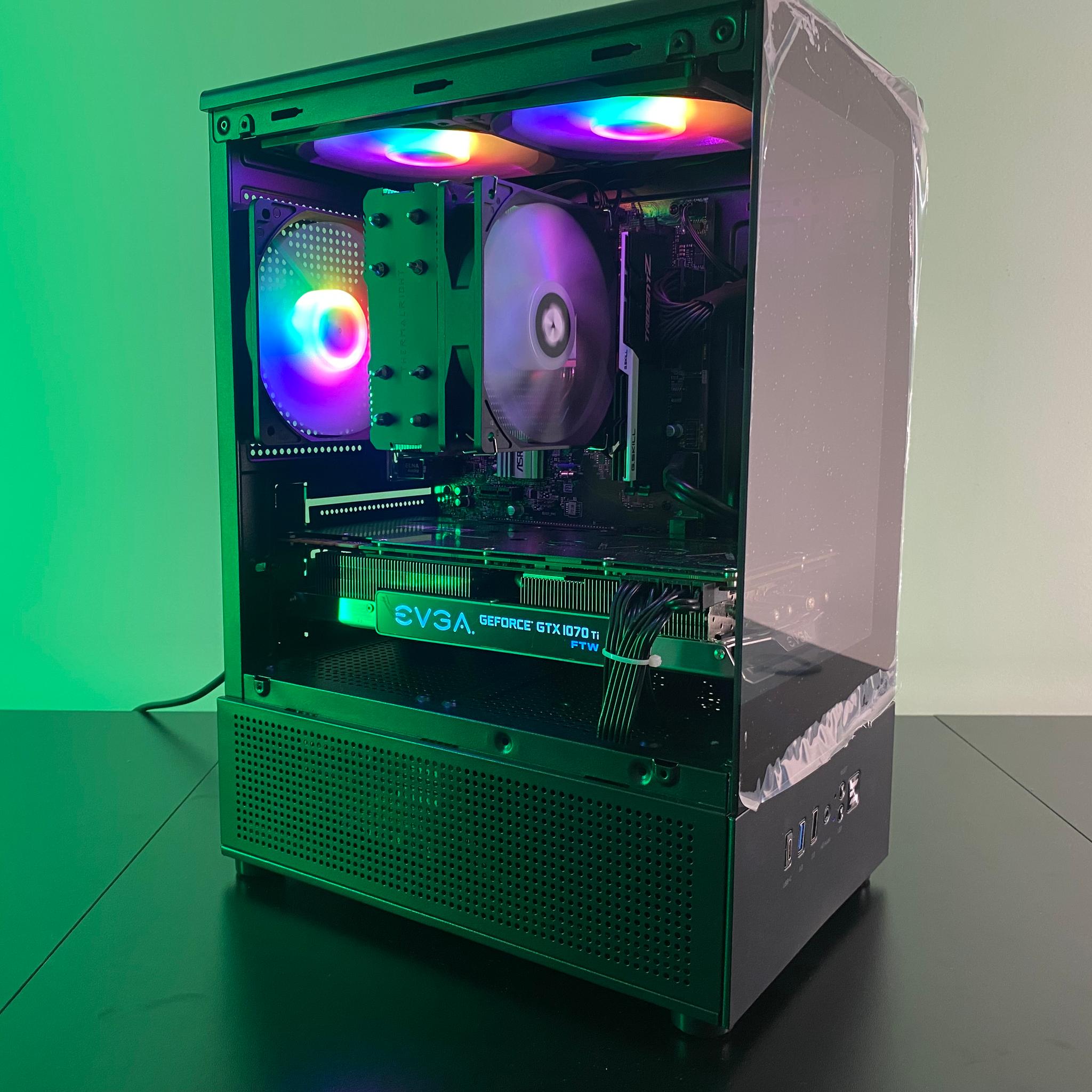 RGB Gaming PC | EVGA GTX 1070 Ti FTW 8GB | Intel Core i5-7500 | 16GB DDR4 RAM | 500GB SSD |