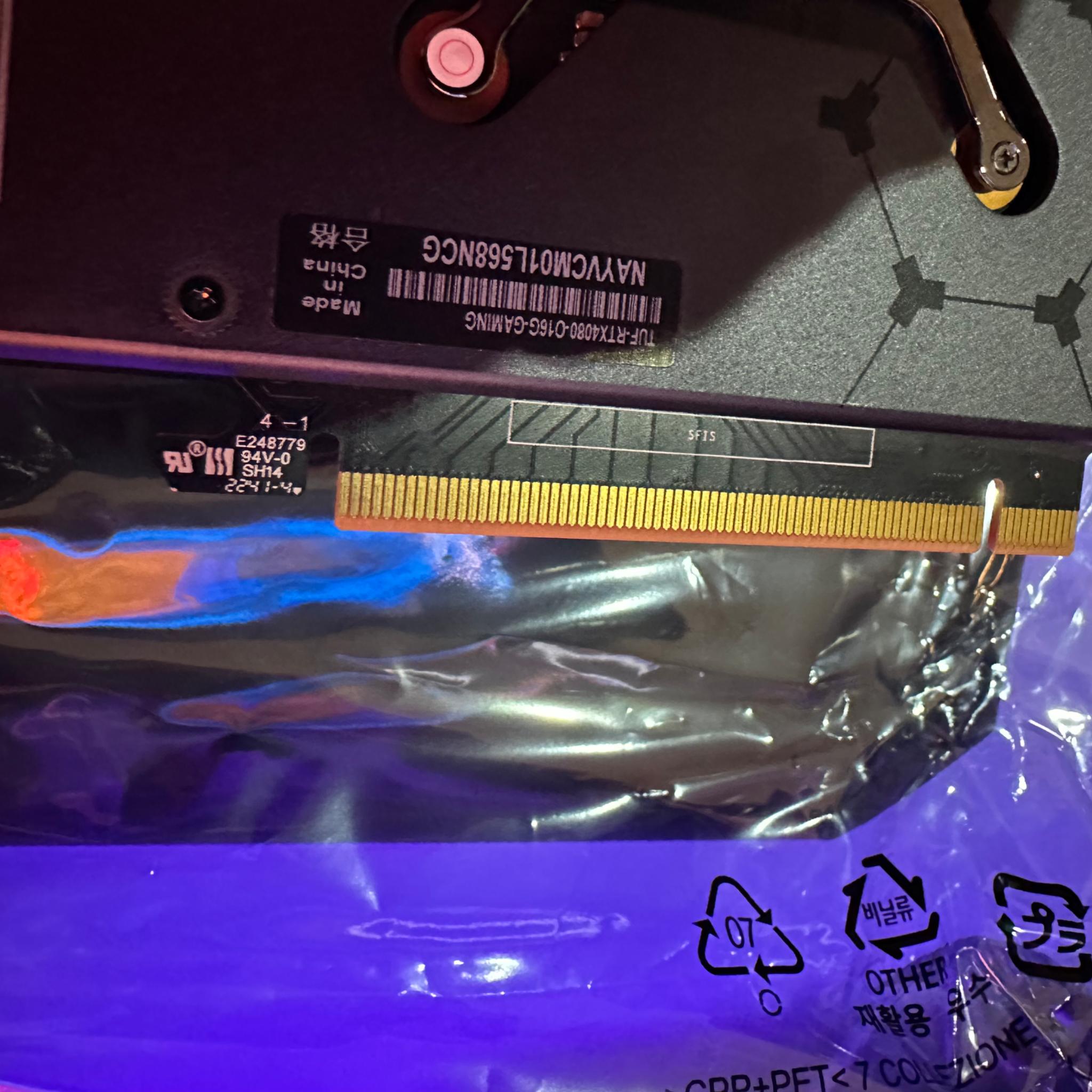 ASUS TUF Gaming GeForce RTX 4080 16GB GDDR6X – Excellent Condition