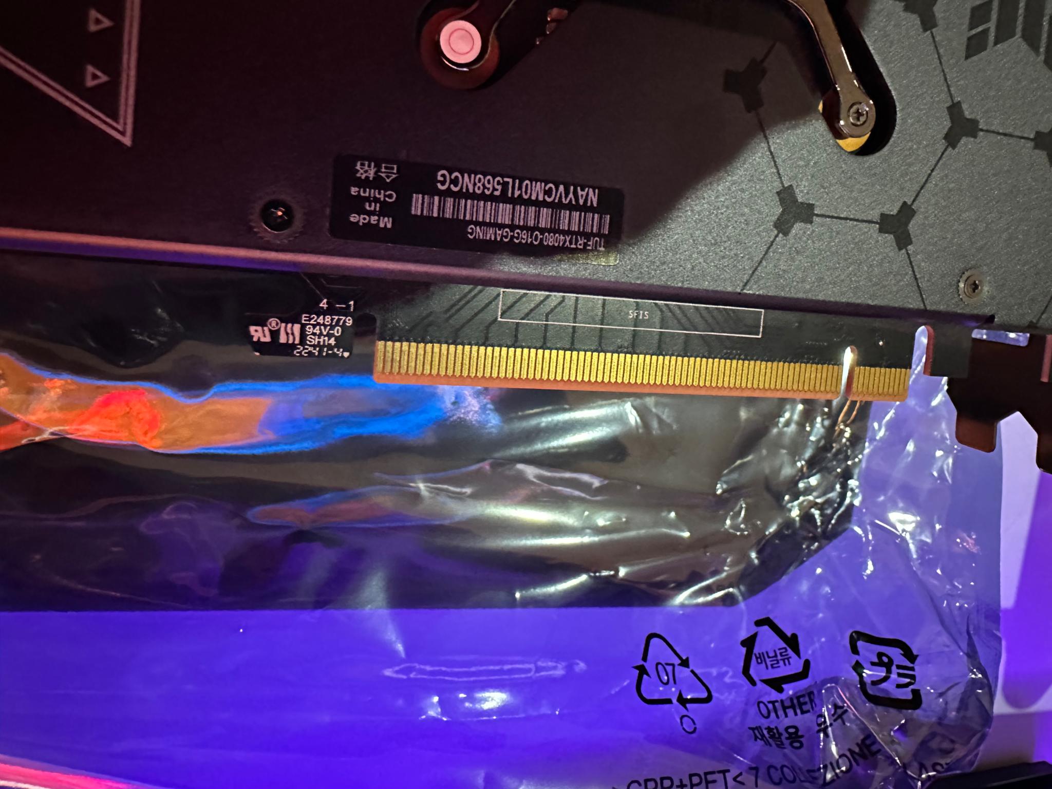 ASUS TUF Gaming GeForce RTX 4080 16GB GDDR6X – Excellent Condition
