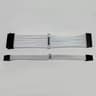 Power Supply Modular Extension Cable for 24 Pin and 6+2 GPU Bundle White