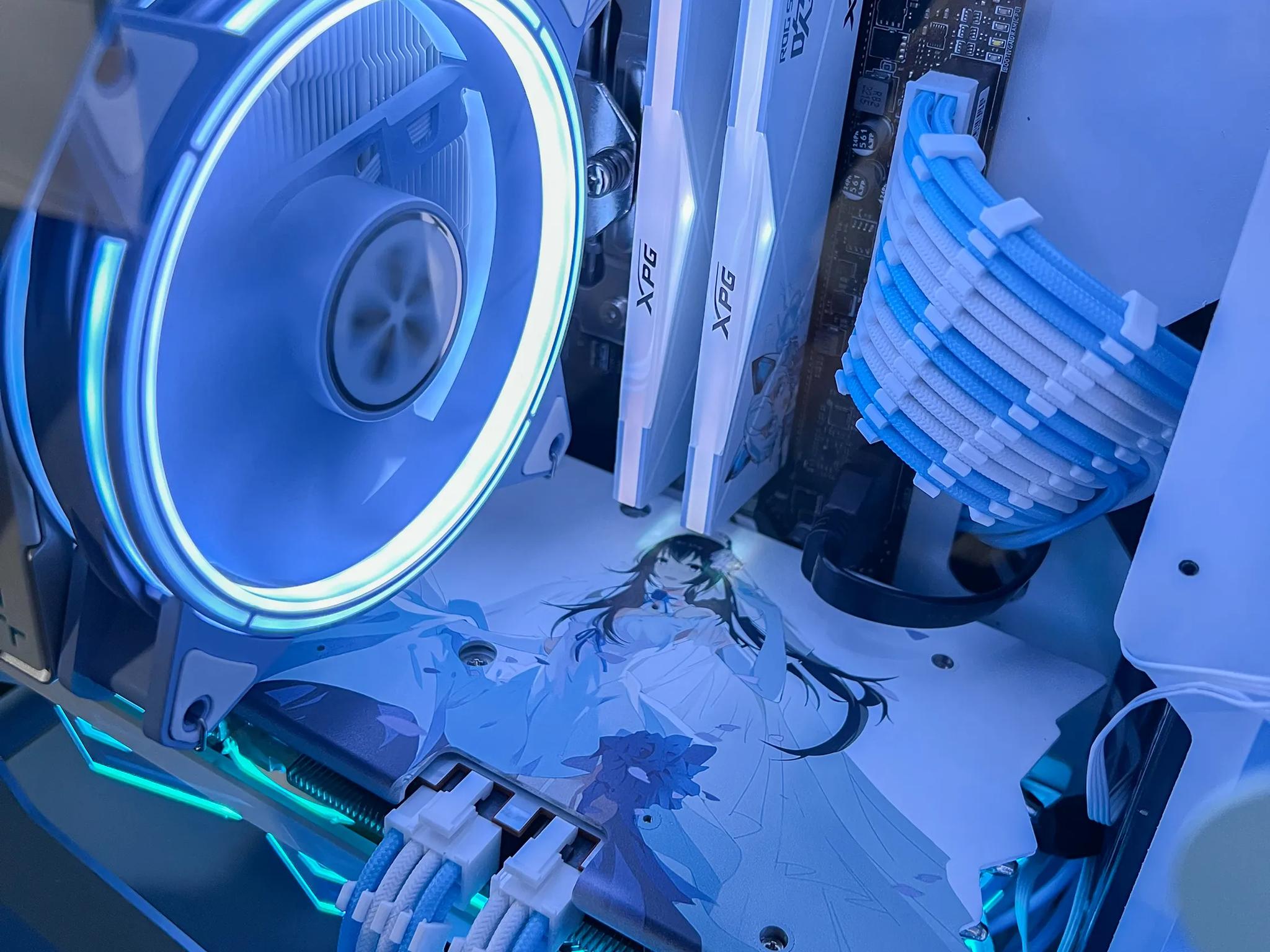 YESTON Anime Waifu PC Build | Radeon RX 6700XT | i5-12400