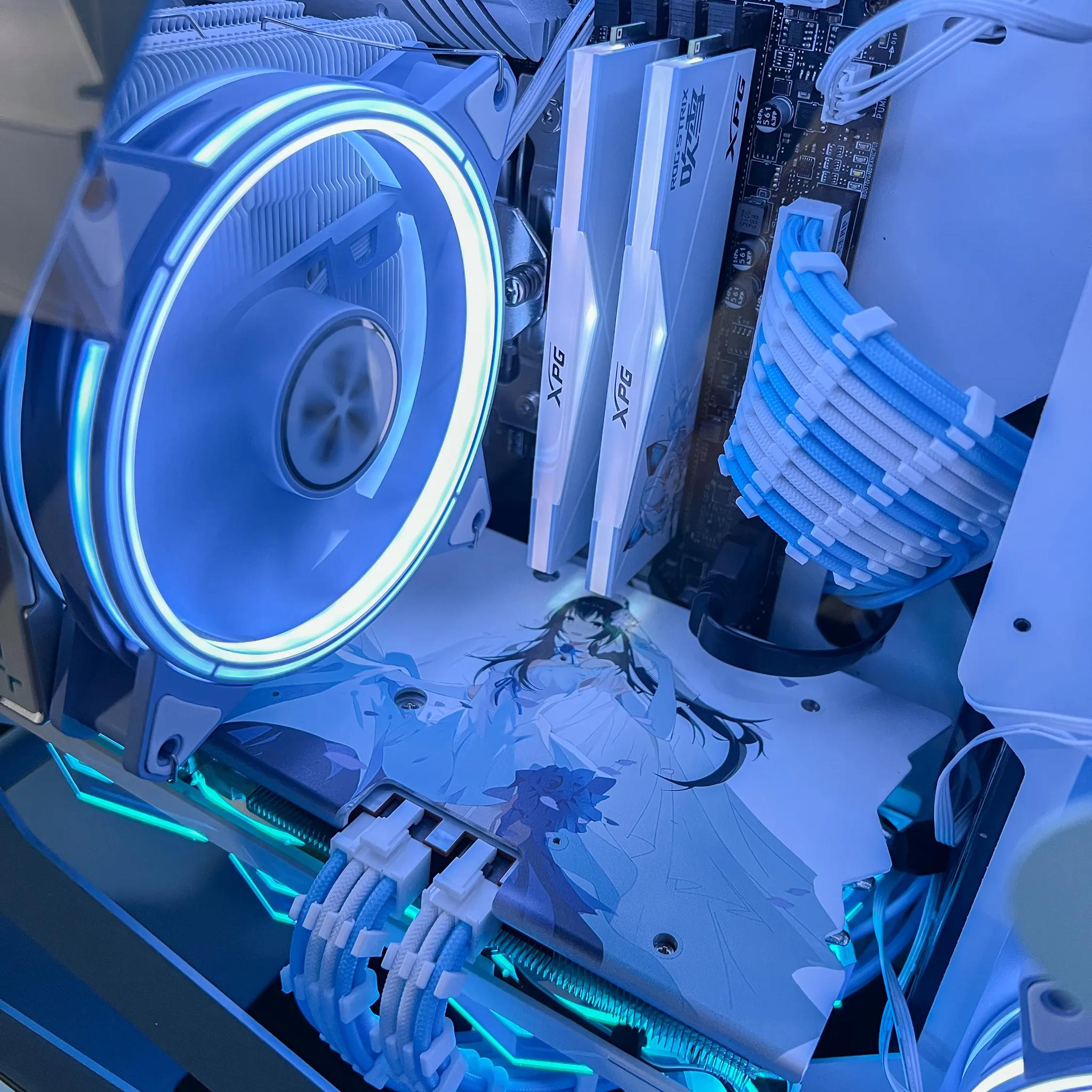 YESTON Anime Waifu PC Build | Radeon RX 6700XT | i5-12400