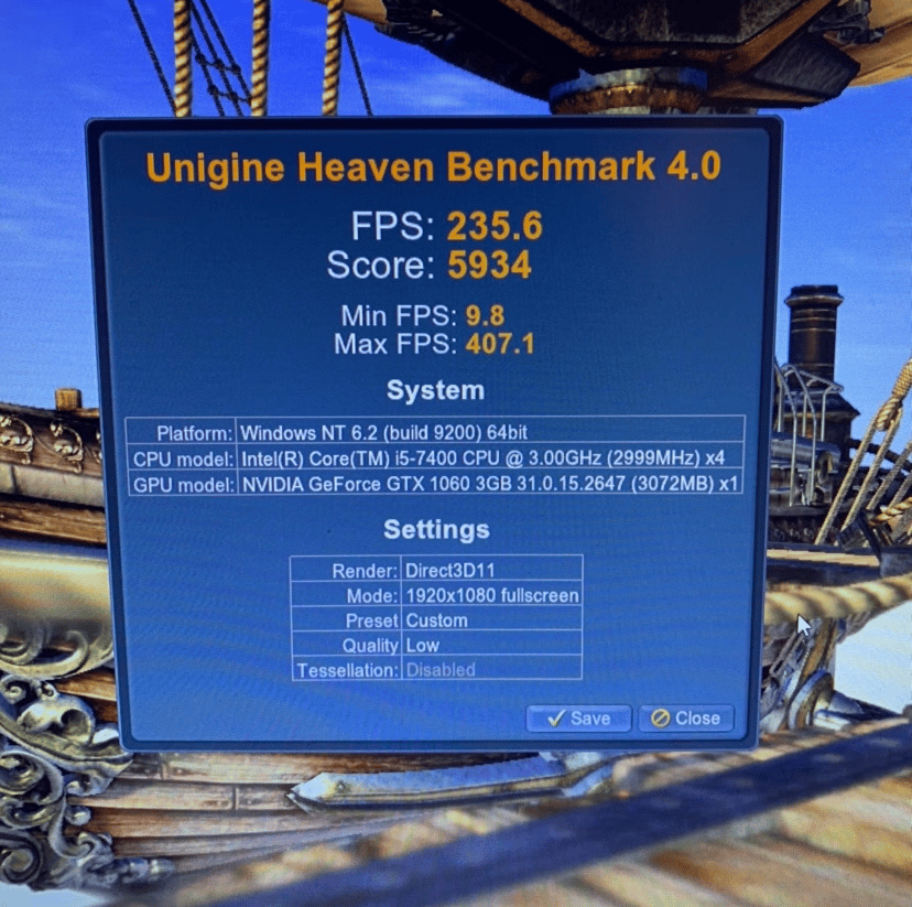 Mid Range Gaming PC with I5-7400 and GTX1060
