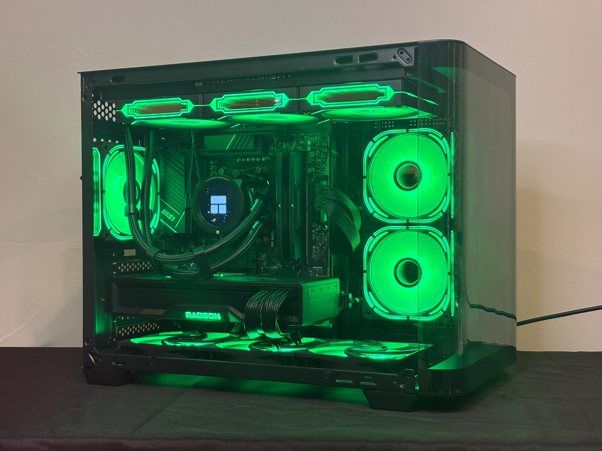 🖤 4K Gamer | RX 6950XT | Ryzen 5 9600X | 32GB DDR5 | Customizable LCD Liquid Cooler