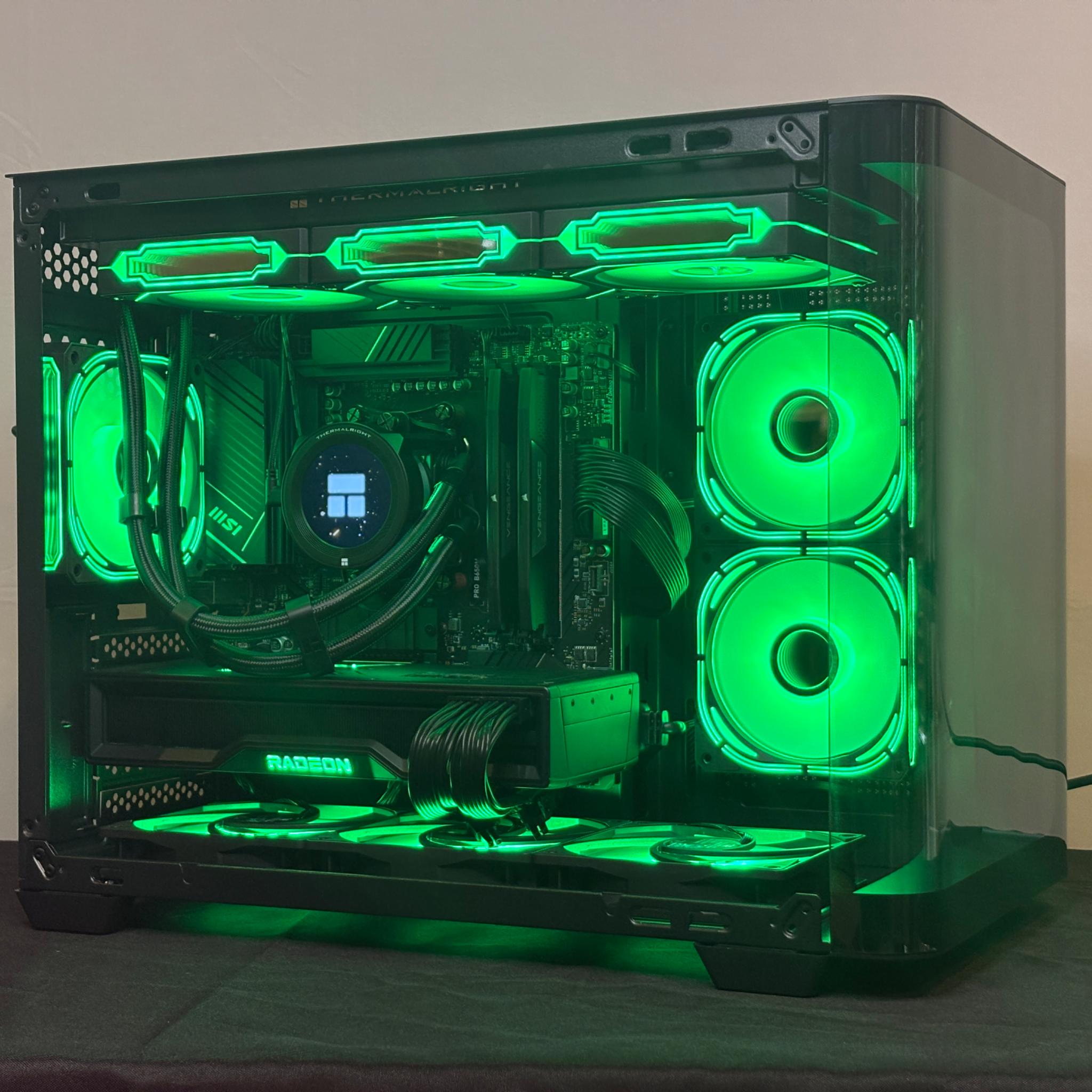 🖤 4K Gamer | RX 6950XT | Ryzen 5 9600X | 32GB DDR5 | Customizable LCD Liquid Cooler
