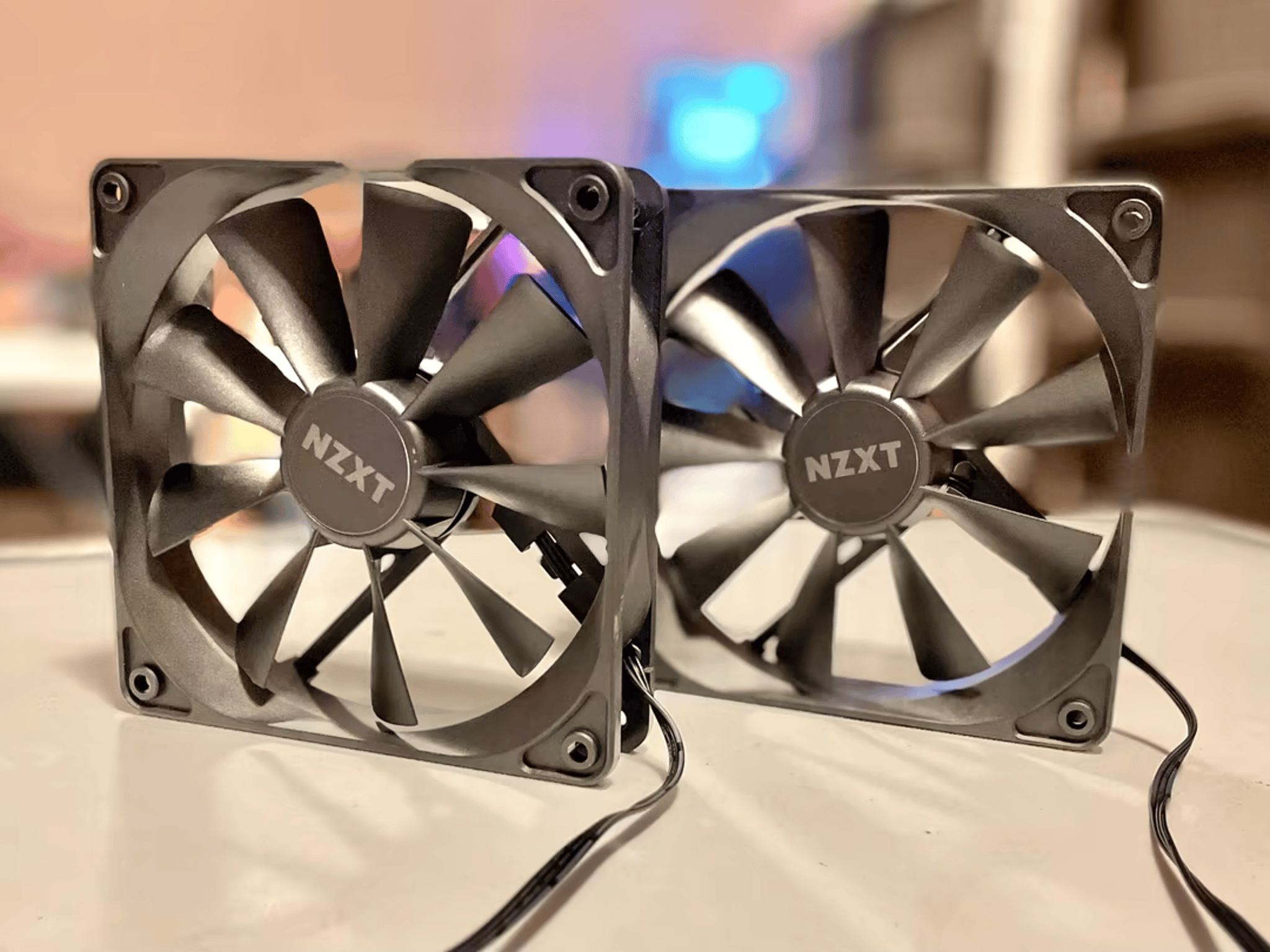 NZXT 120mm High Performance Airflow DC Fans (3 Pin) RF-AF12C-XZ (Used, Like New)