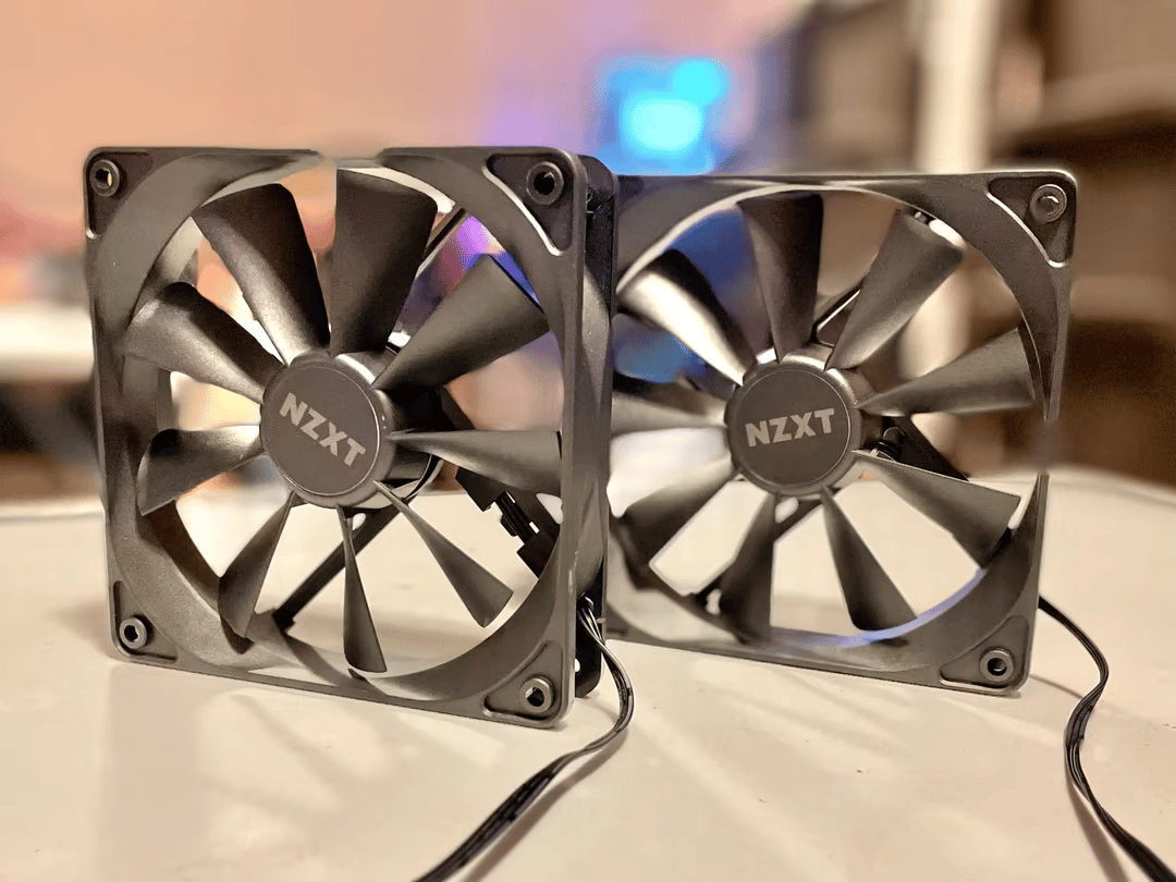 NZXT 120mm High Performance Airflow DC Fans (3 Pin) RF-AF12C-XZ (Used, Like New)
