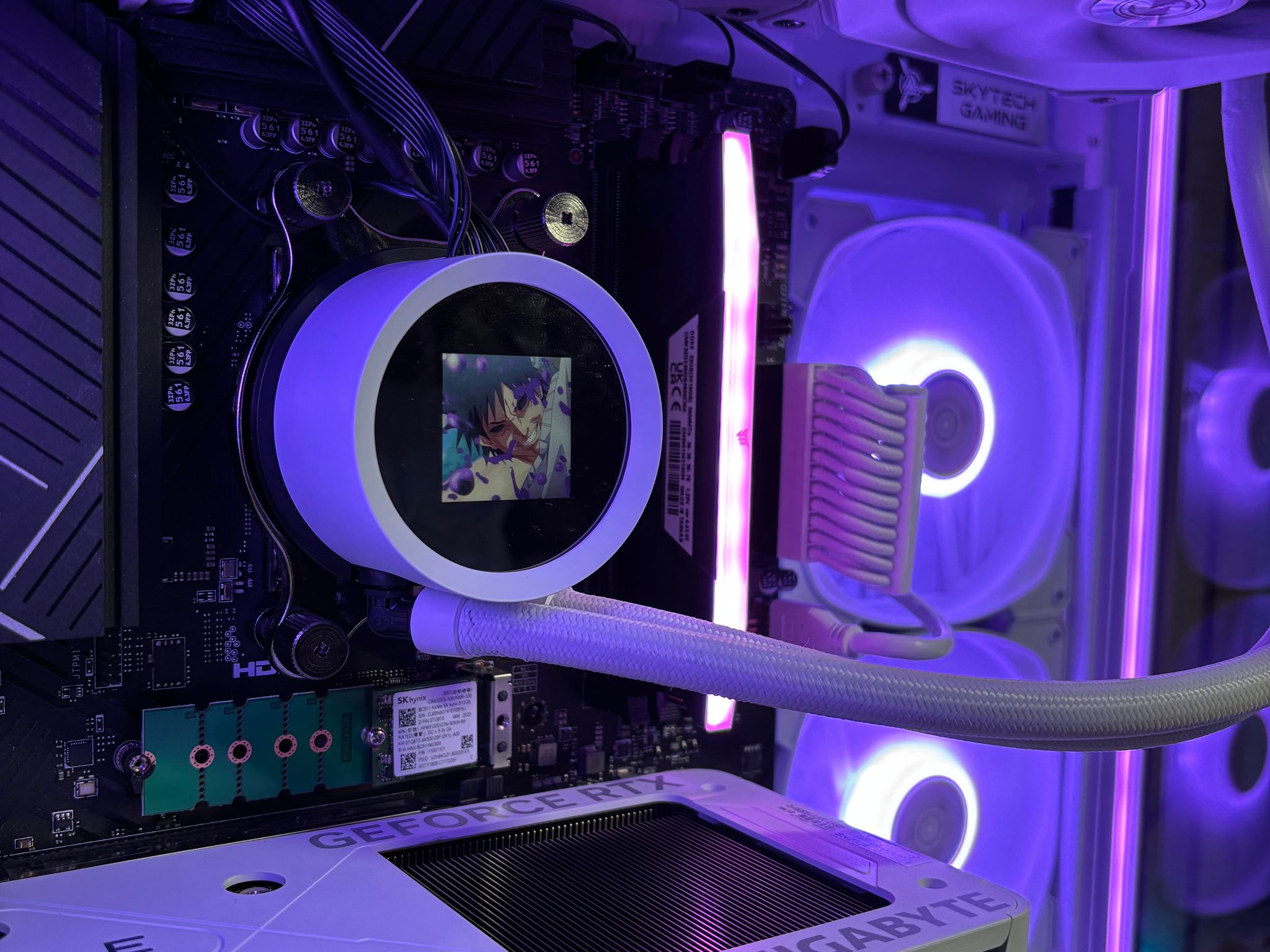 🤍 RTX 5060 | RYZEN 5 7500F | 16GB DDR5 RAM | LIQUID COOLED | WHITE GAMING PC