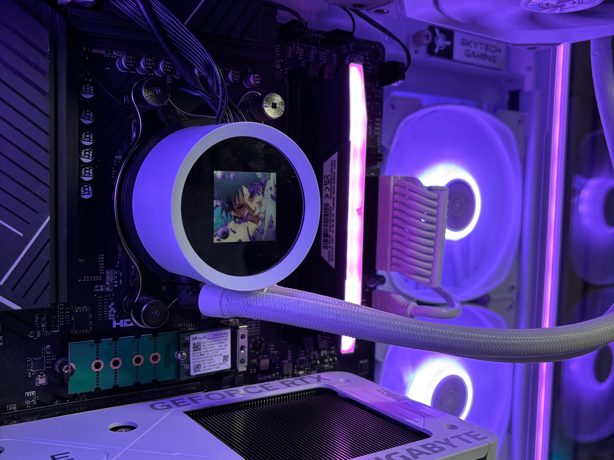 🤍 RTX 5060 | RYZEN 5 7500F | 16GB DDR5 RAM | LIQUID COOLED | WHITE GAMING PC