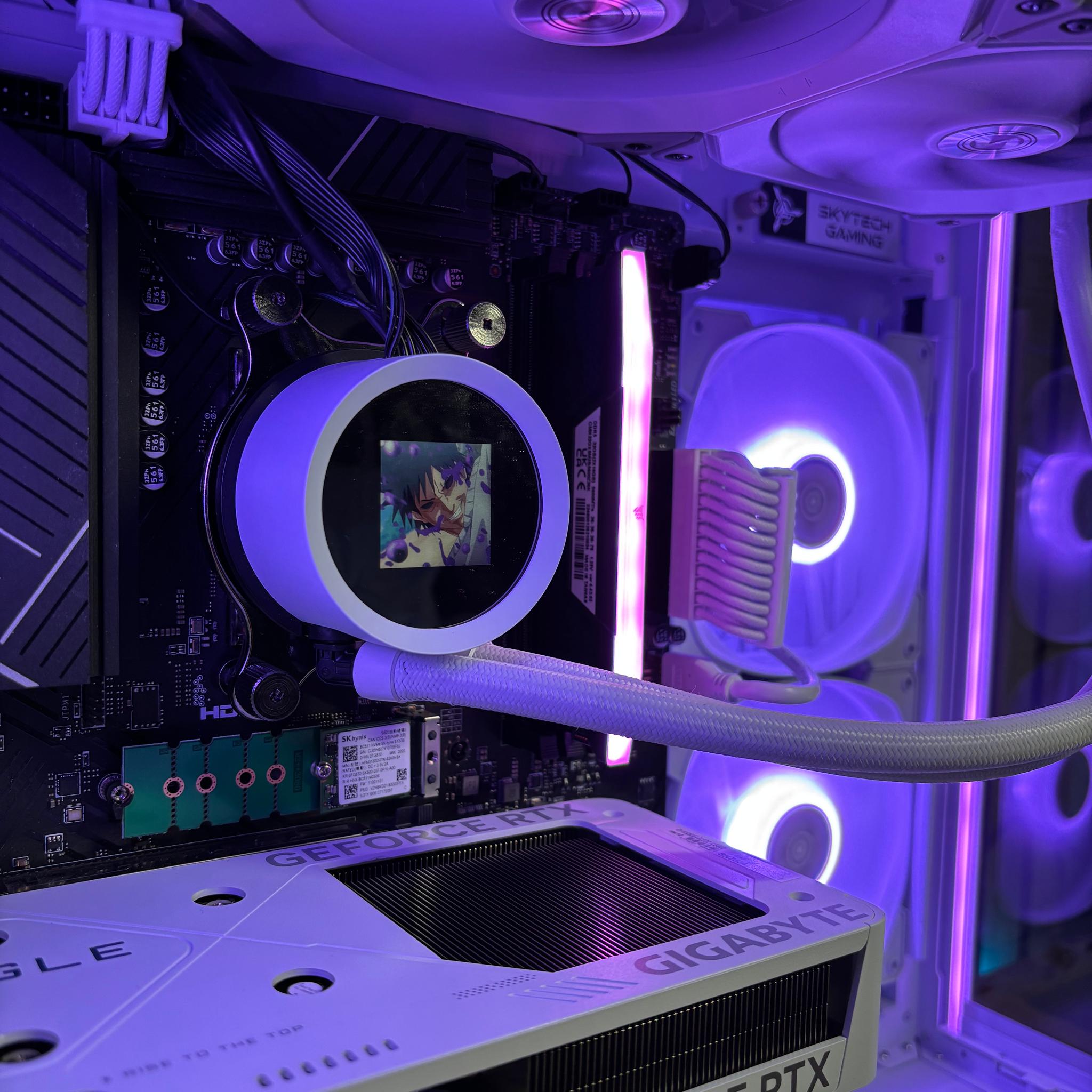 🤍 RTX 5060 | RYZEN 5 7500F | 16GB DDR5 RAM | LIQUID COOLED | WHITE GAMING PC