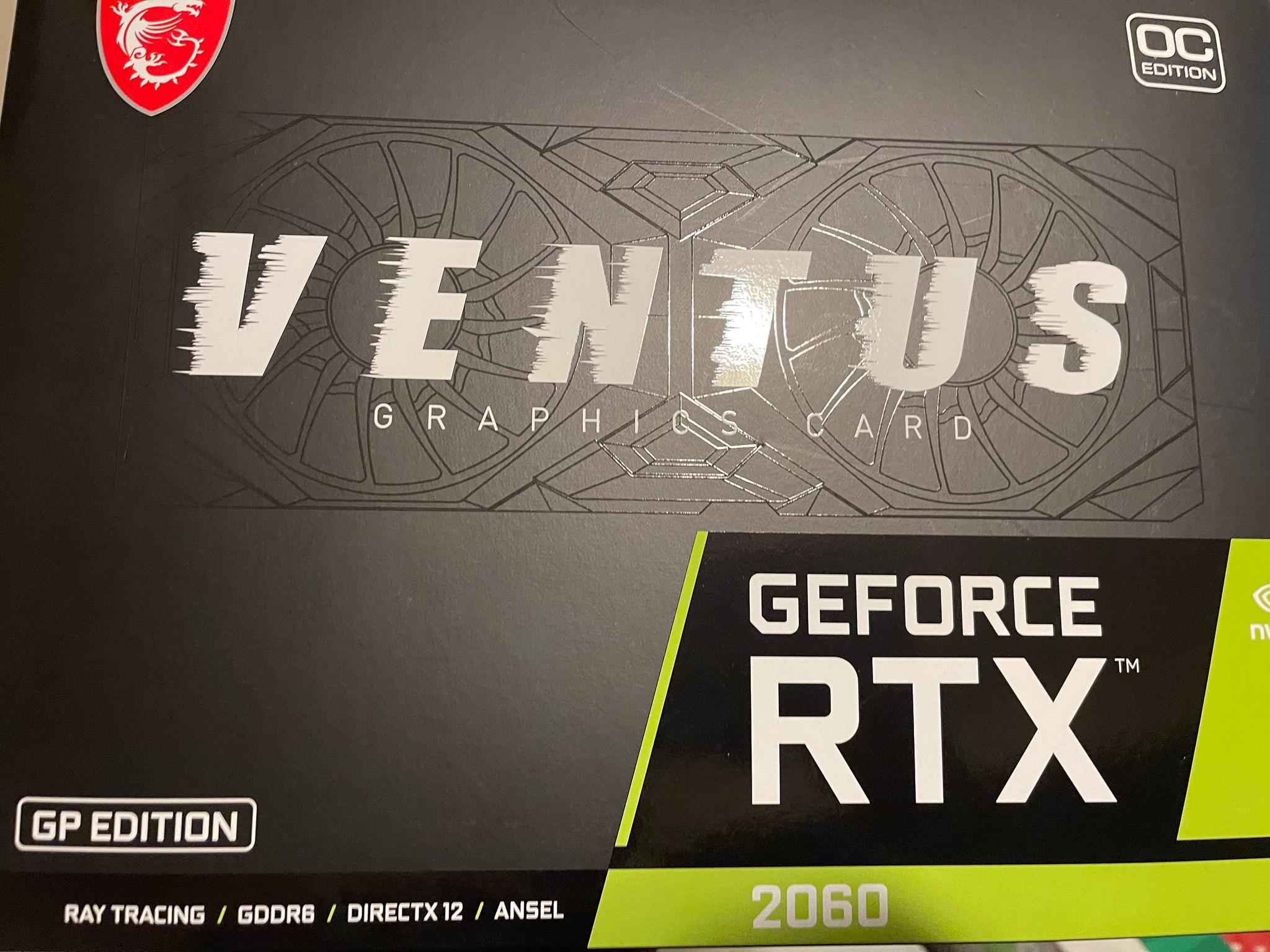 MSI Ventus RTX 2060 12gb OC