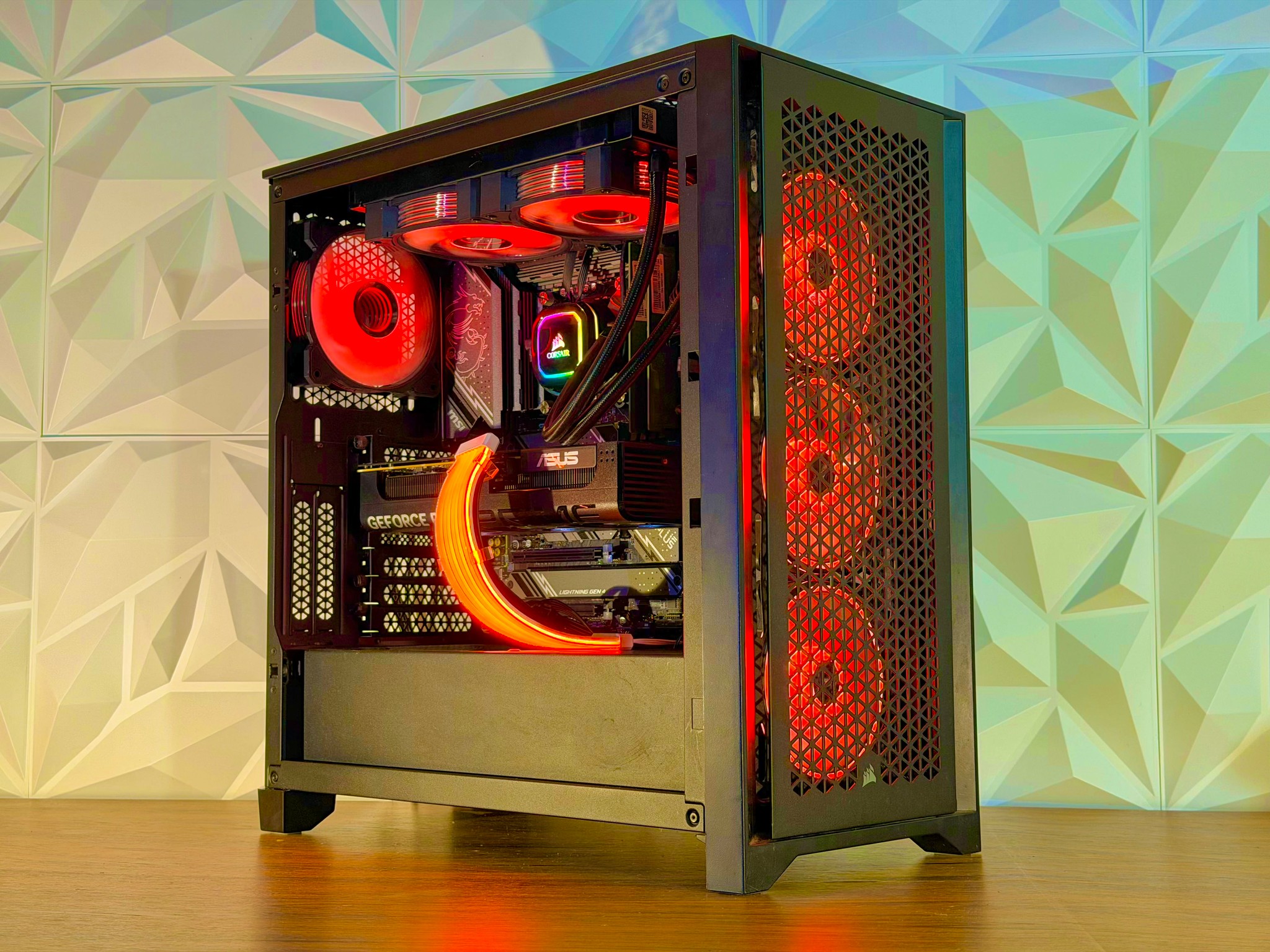 🔥 i9-12900 | RTX 5060 | 16GB DDR5 | 1TB SSD | Windows 11 Pro "CRIMSON CORE” Gaming PC 🔥