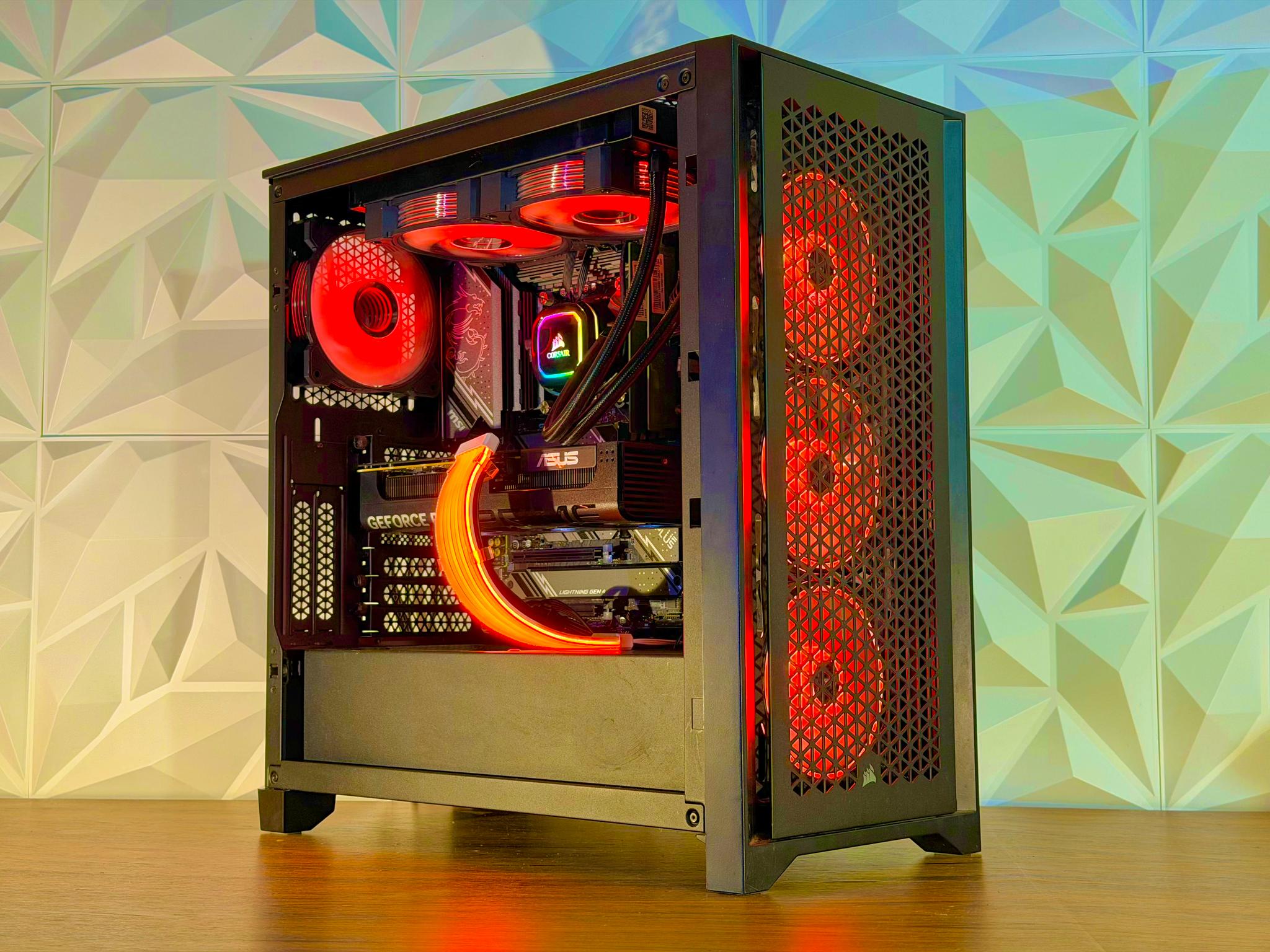🔥 i9-12900 | RTX 5060 | 16GB DDR5 | 1TB SSD | Windows 11 Pro "CRIMSON CORE” Gaming PC 🔥