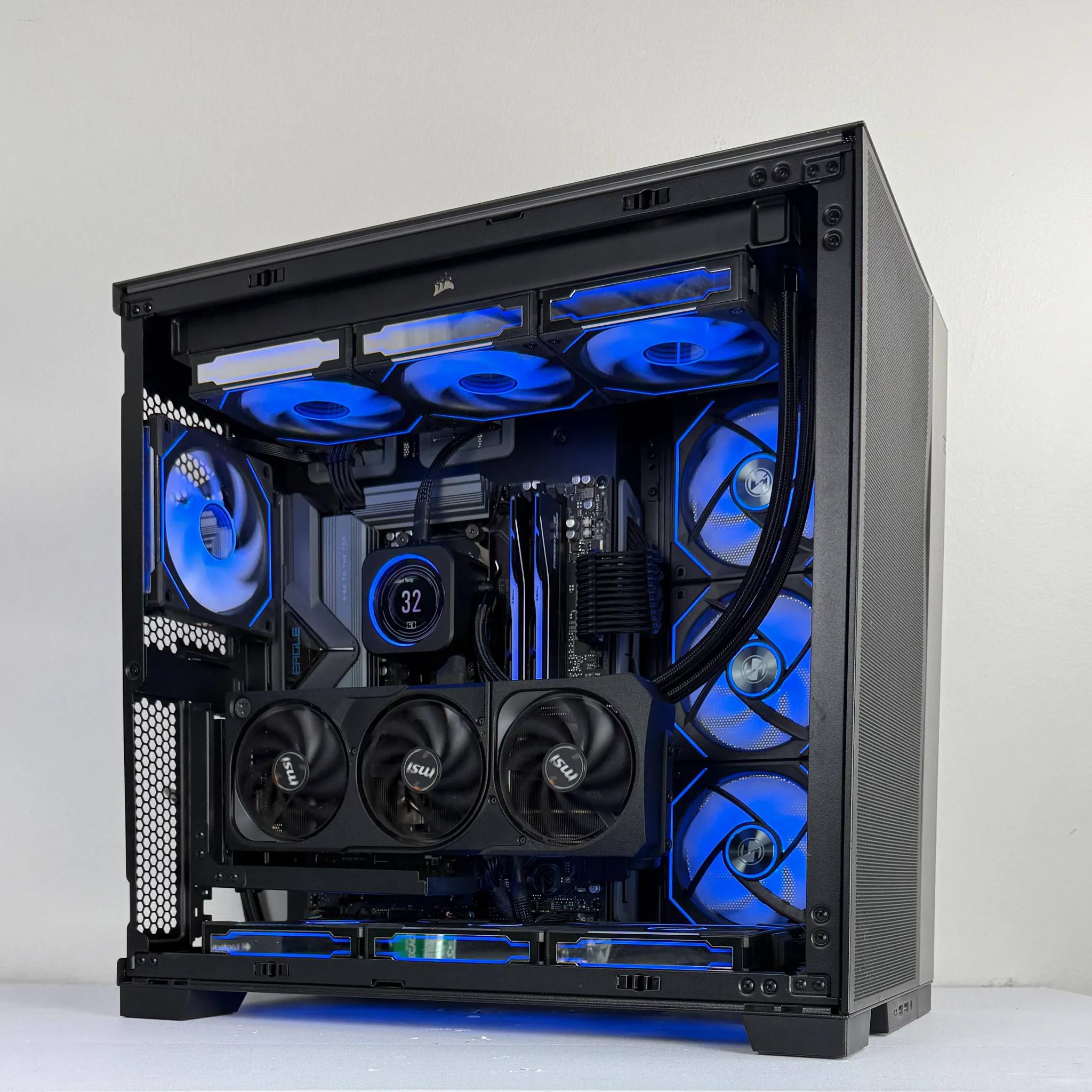 🧊ICEVEIL🧊    | 4k Streaming PC | Ryzen 7 9800X3D | MSI RTX 5070 Ti | 64GB DDR5 6000MHz