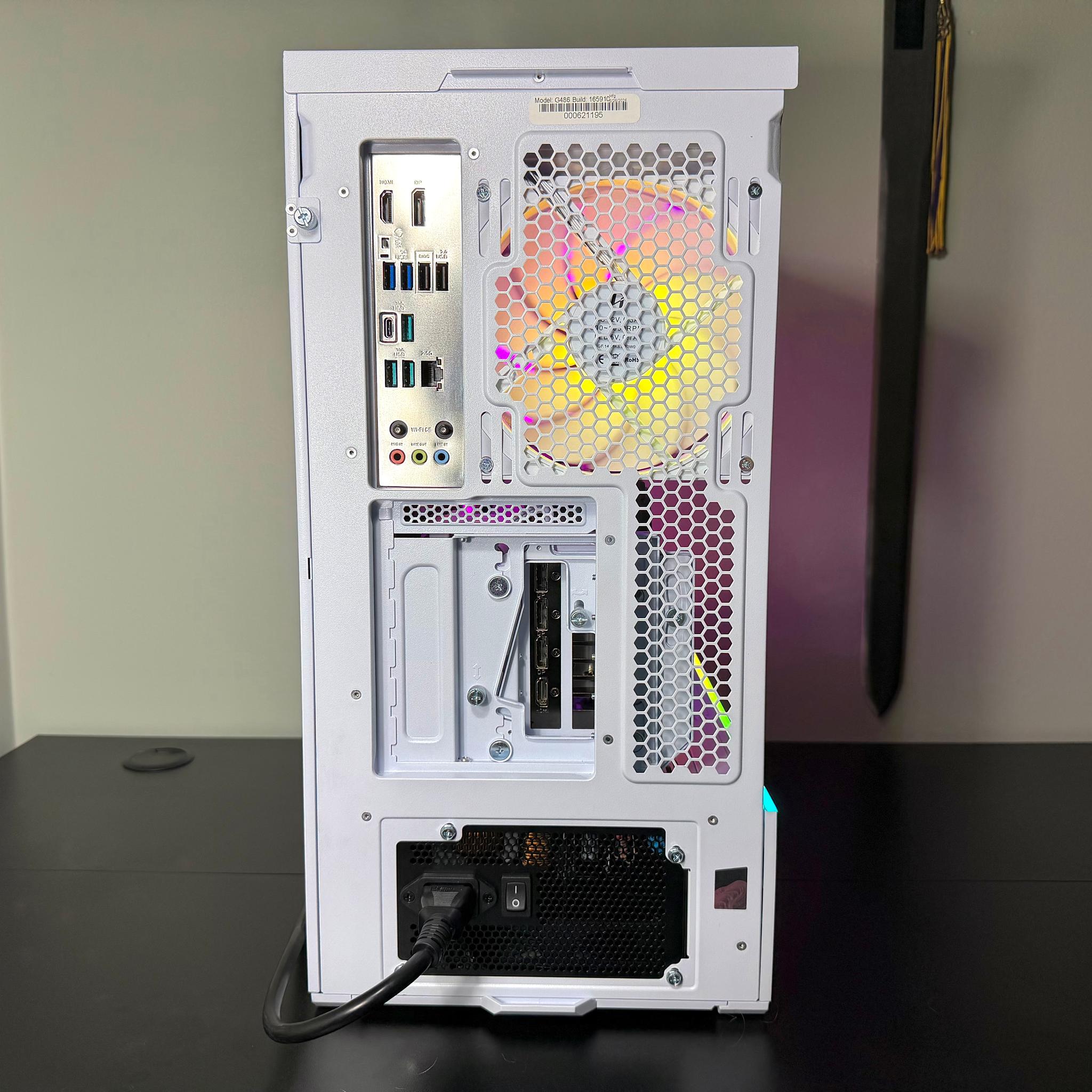 RTX 5080 | Ryzen 7 9800X3D | 64GB DDR5 | 2TB Gen5 | 1000w Gold Power Supply | White Gaming PC