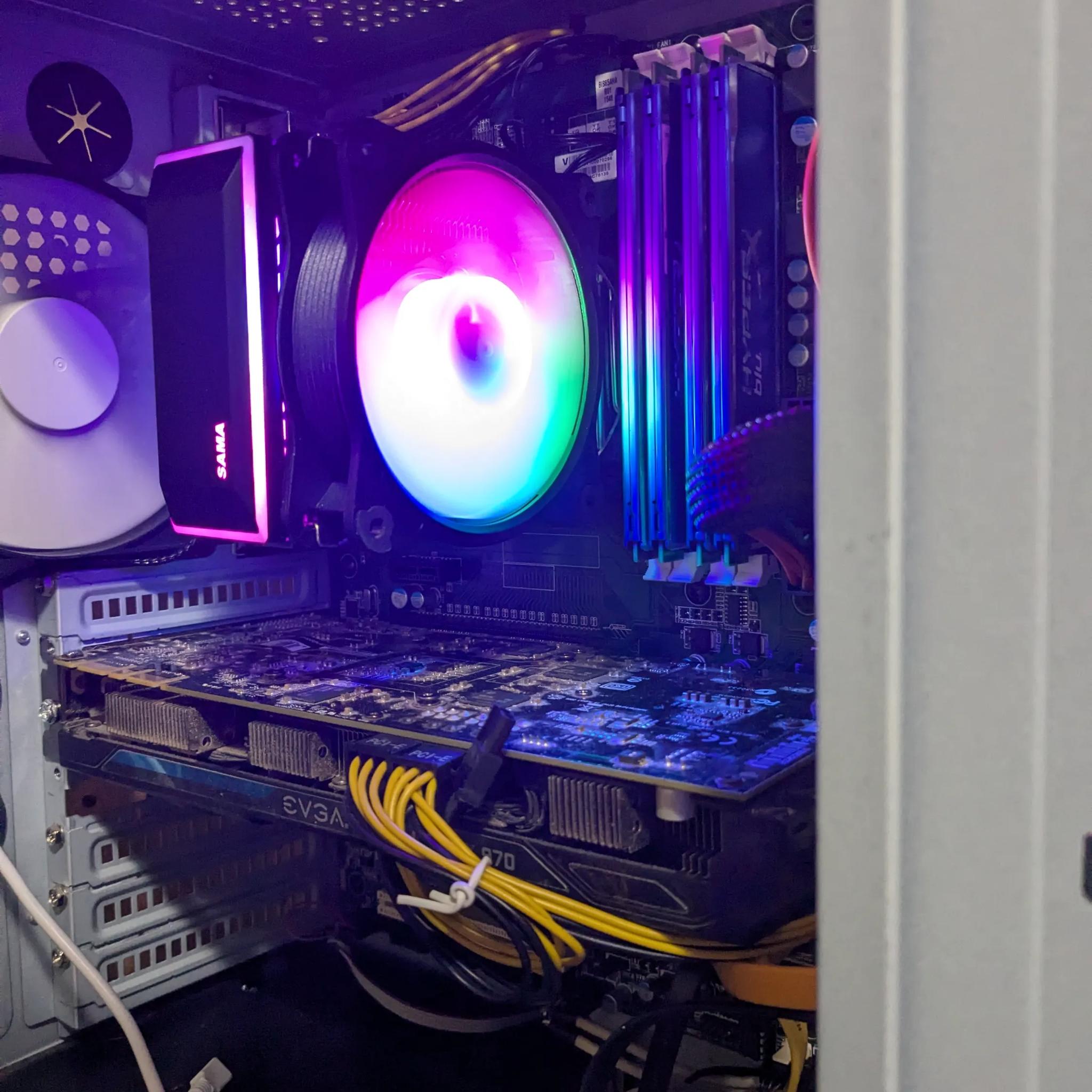 120 FPS Fortnite | 180 Day Warranty | i5-4670, 16GB RAM, 256GB SSD, GTX 970 4GB, RGB, Win10, Wifi