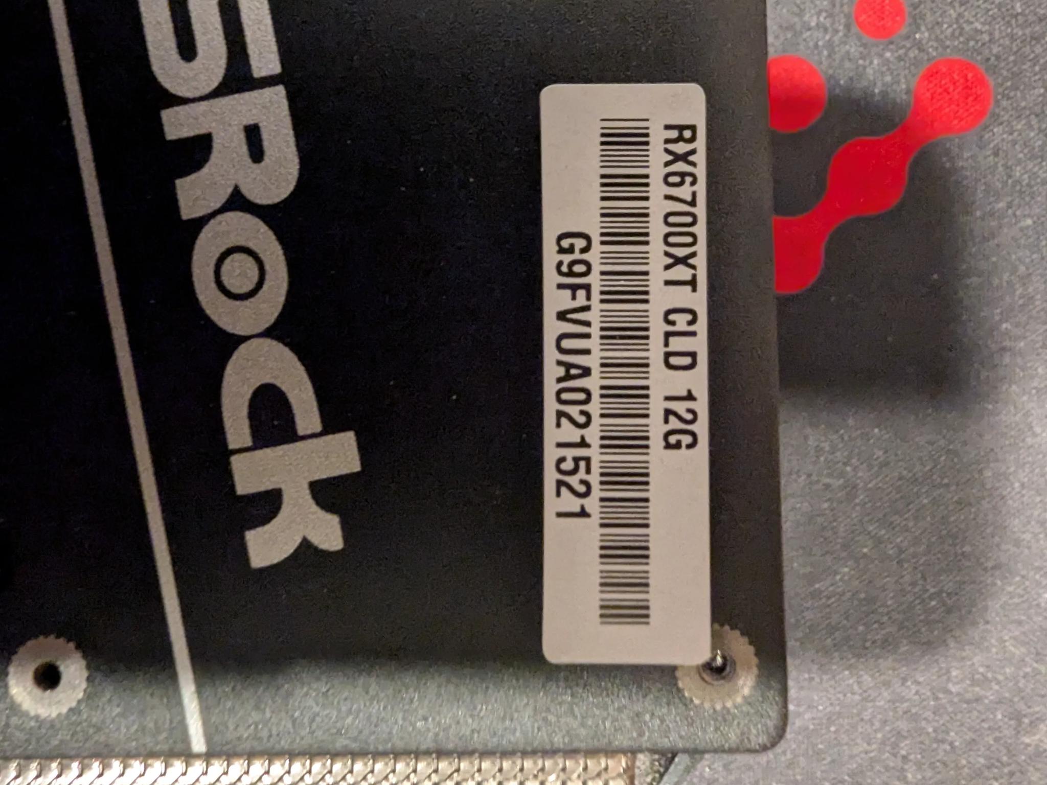 ASROCK RX 6700xt