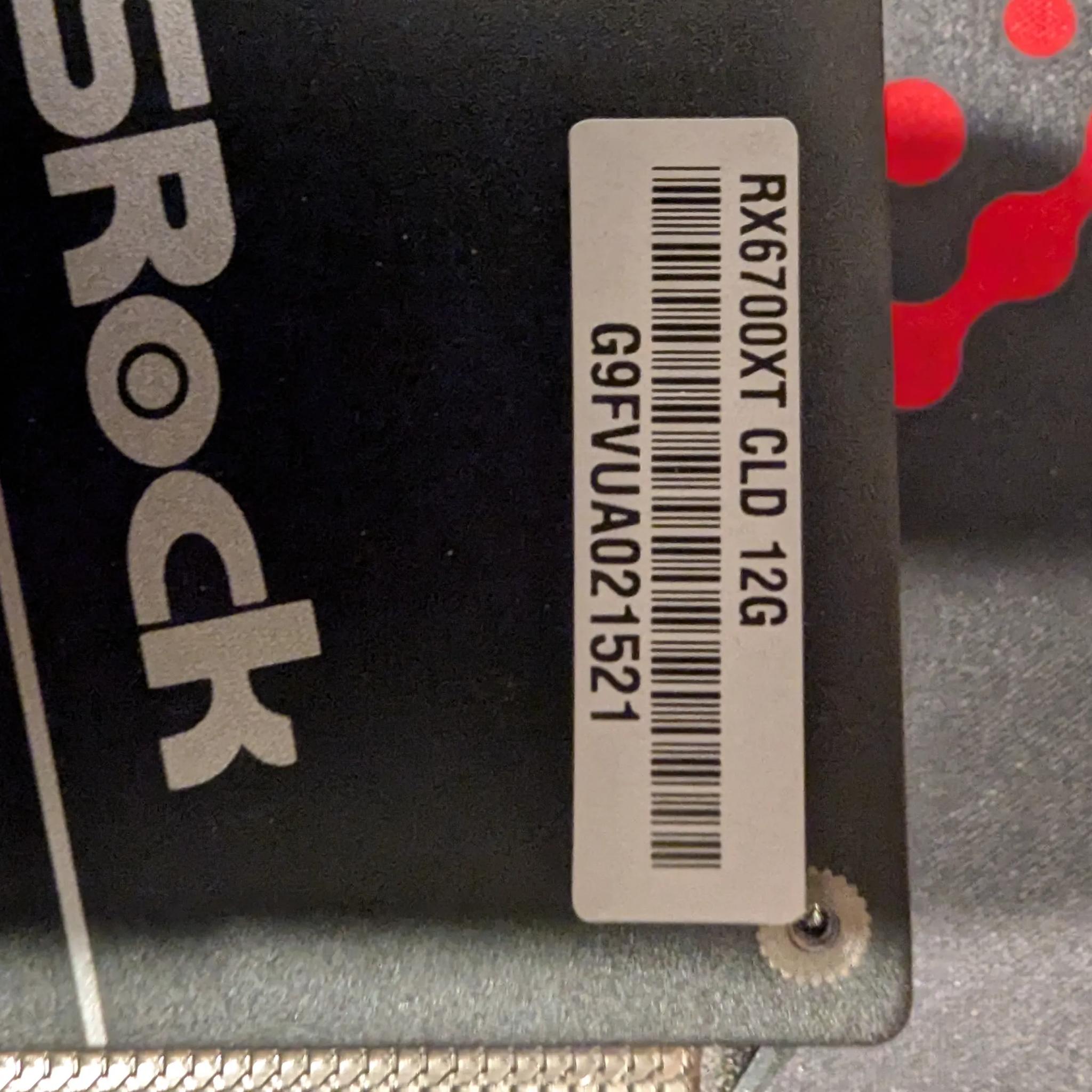ASROCK RX 6700xt