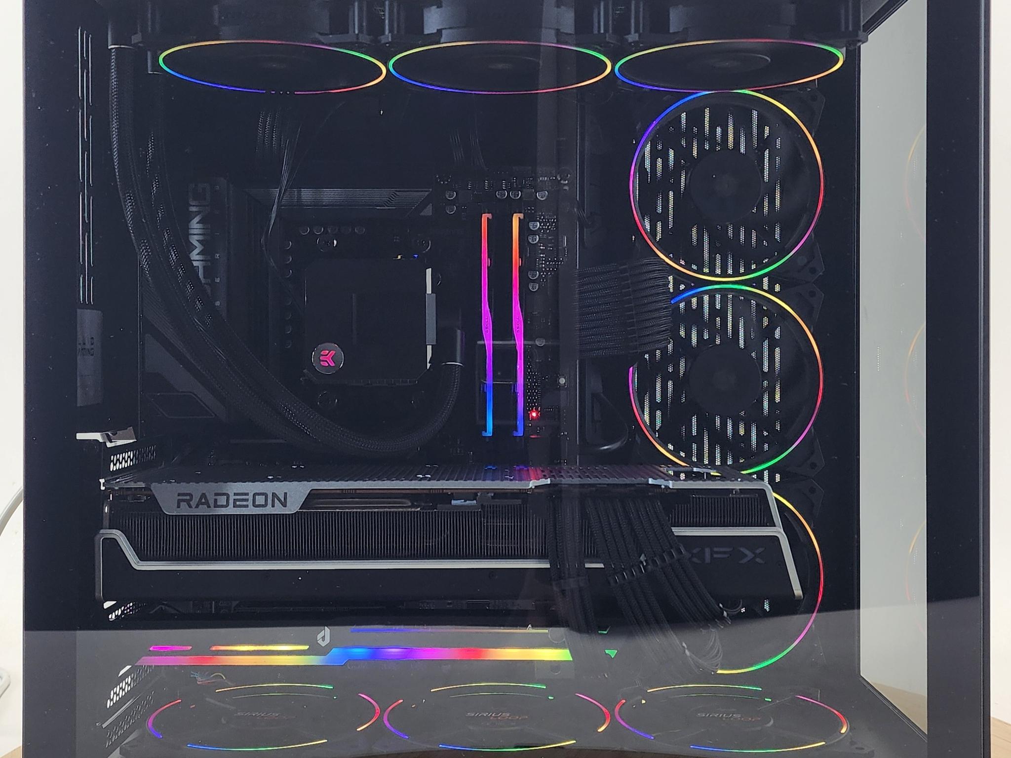 Gaming PC Ryzen 7 7800X3D 64GB RAM 2TB SSD RX 7900 XTX 24GB Windows 11 PC
