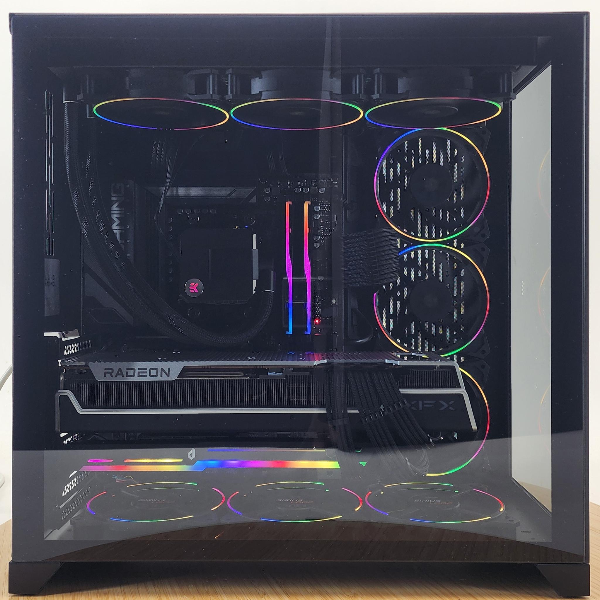 Gaming PC Ryzen 7 7800X3D 64GB RAM 2TB SSD RX 7900 XTX 24GB Windows 11 PC