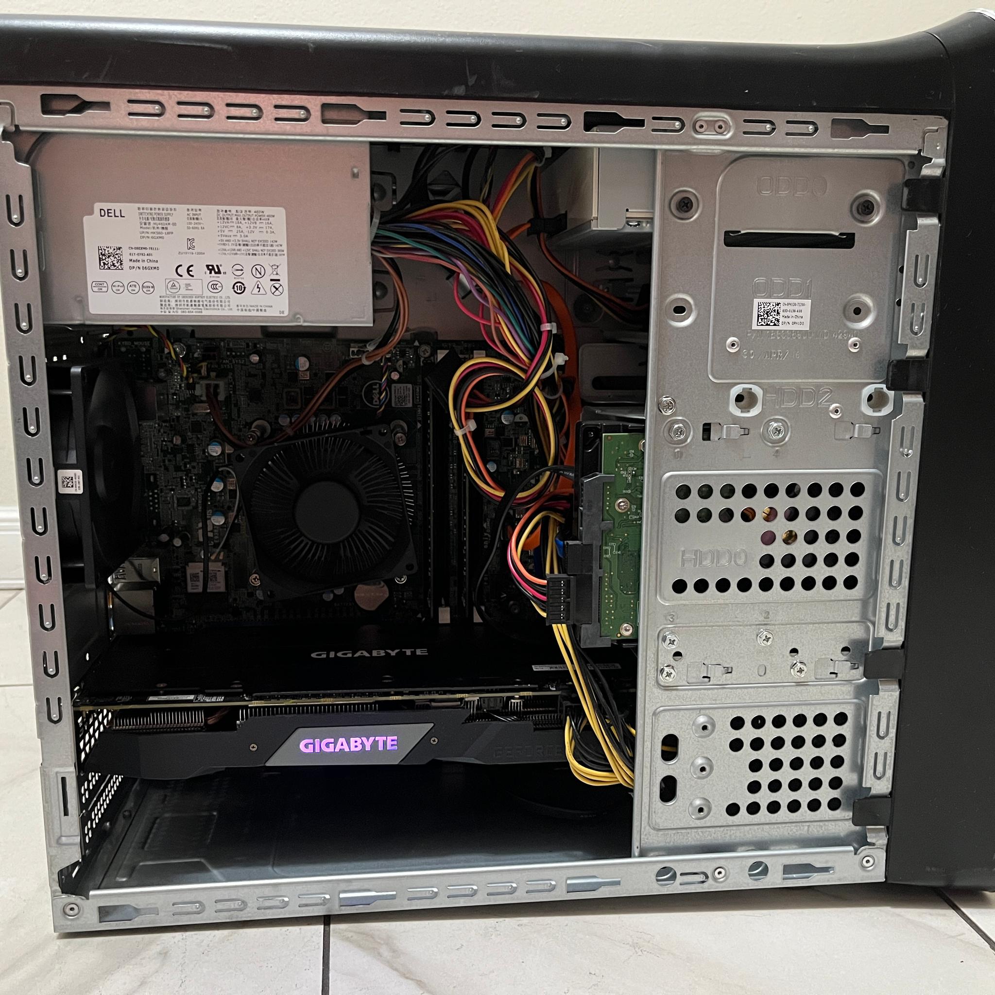 NVIDIA RTX 2070, Intel i7-6700, 16GB RAM, 750 GB Storage - Dell Gaming PC w/Wi-Fi, BT