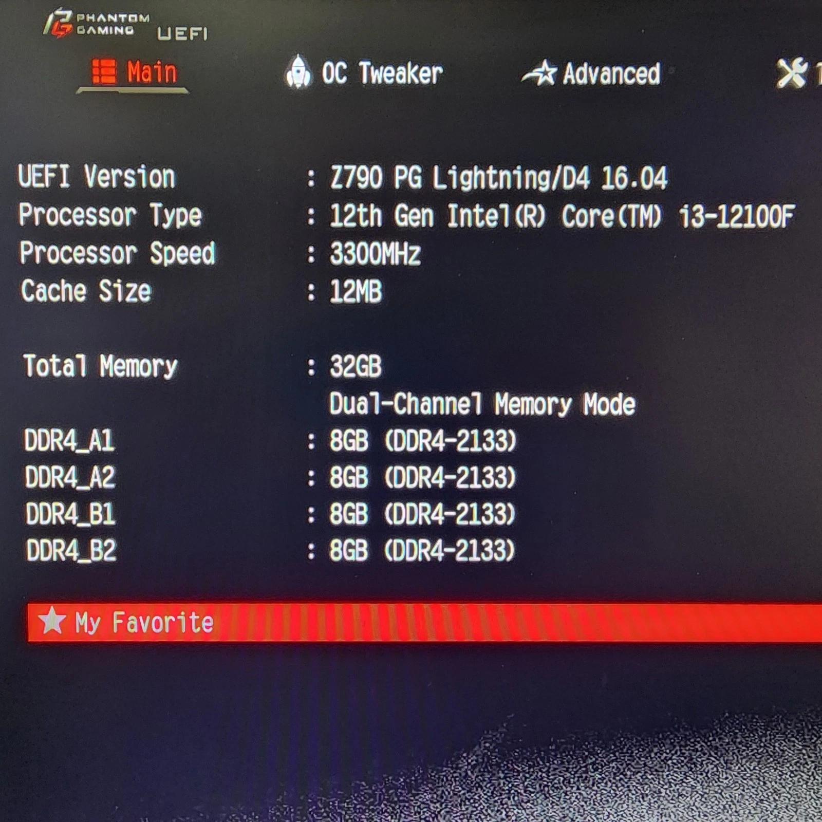 UPDATED BIOS ASRock Z790 PG Lightning/D4 LGA1700 DDR4 ATX Motherboard