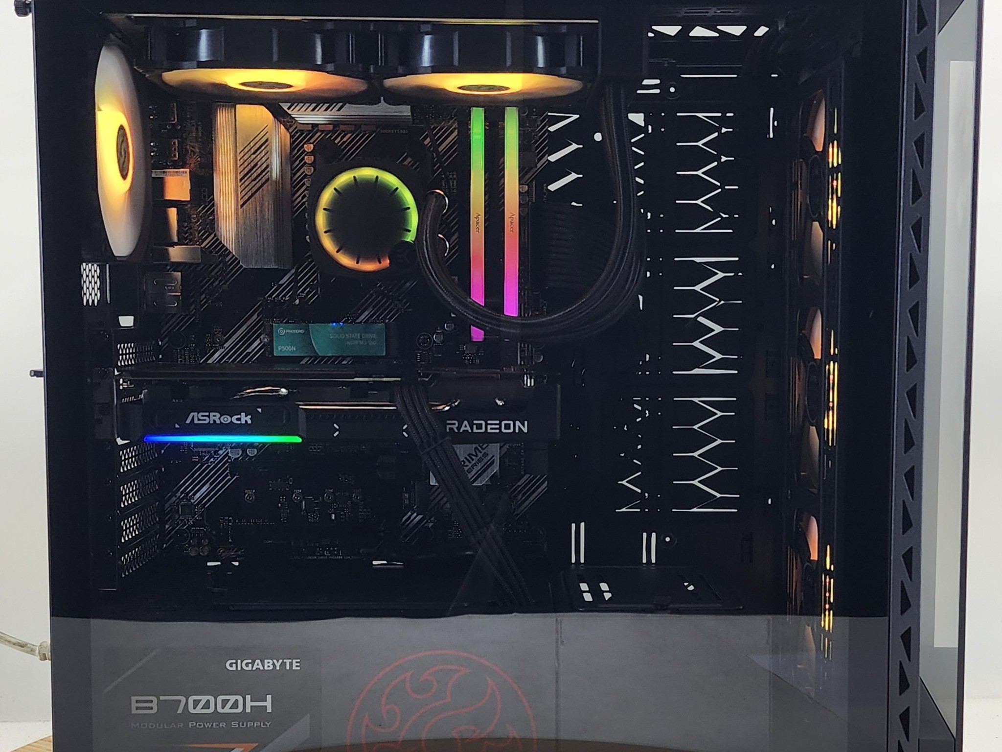 Gaming PC Ryzen 7 5700X 16GB RAM 1TB SSD RX 9060 XT 16GB Windows 11 Computer