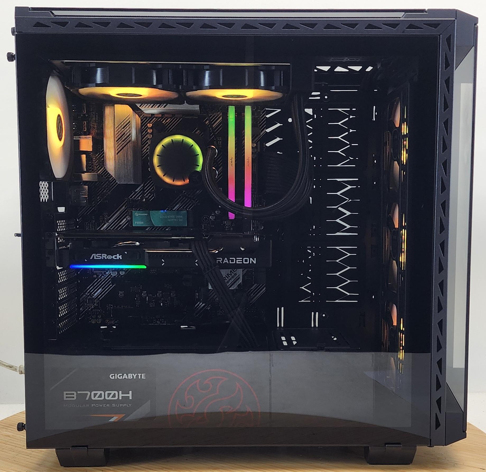 Gaming PC Ryzen 7 5700X 16GB RAM 1TB SSD RX 9060 XT 16GB Windows 11 Computer
