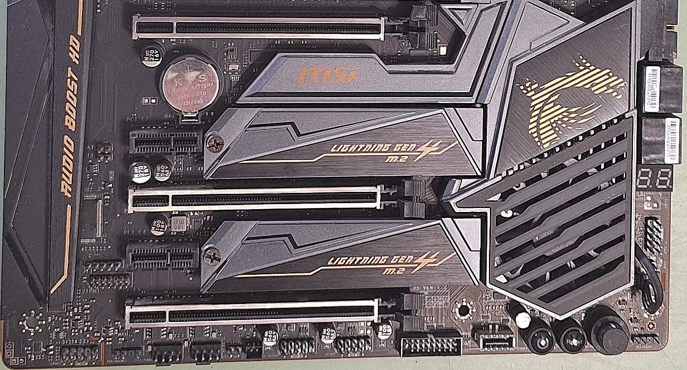 MSI MEG X570 ACE Motherboard with 16 gigs of DDR4 Ram