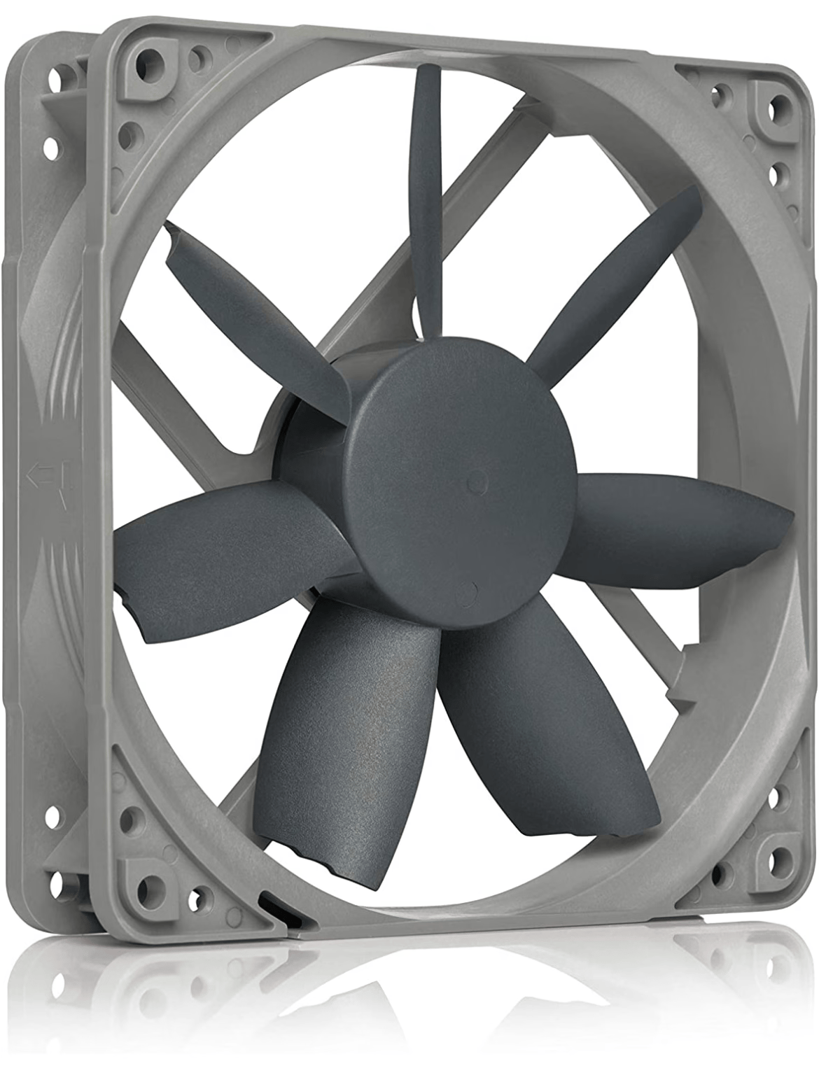 4 Quiet Noctua NF-S12B redux-1200 PWM High Performance Cooling Fans, 4-Pin (120mm, Grey) (Like New)