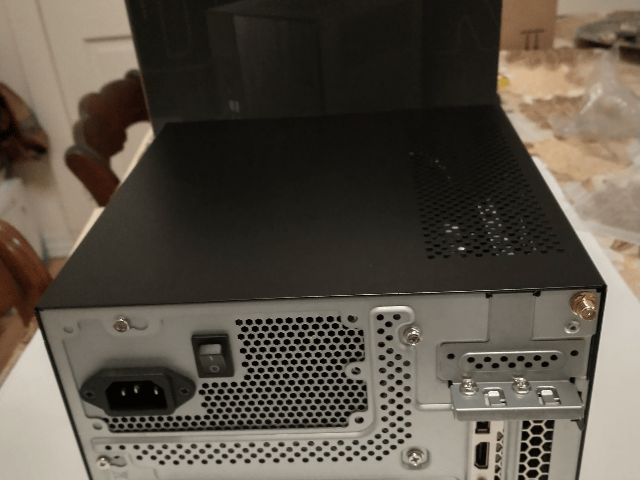 ASRock Deskmeet SFF PC, Ryzen 5 4650G, PNY GTX 1660, 16GB Corsair RAM, 500GB Nvme, 960GB SATA SSD