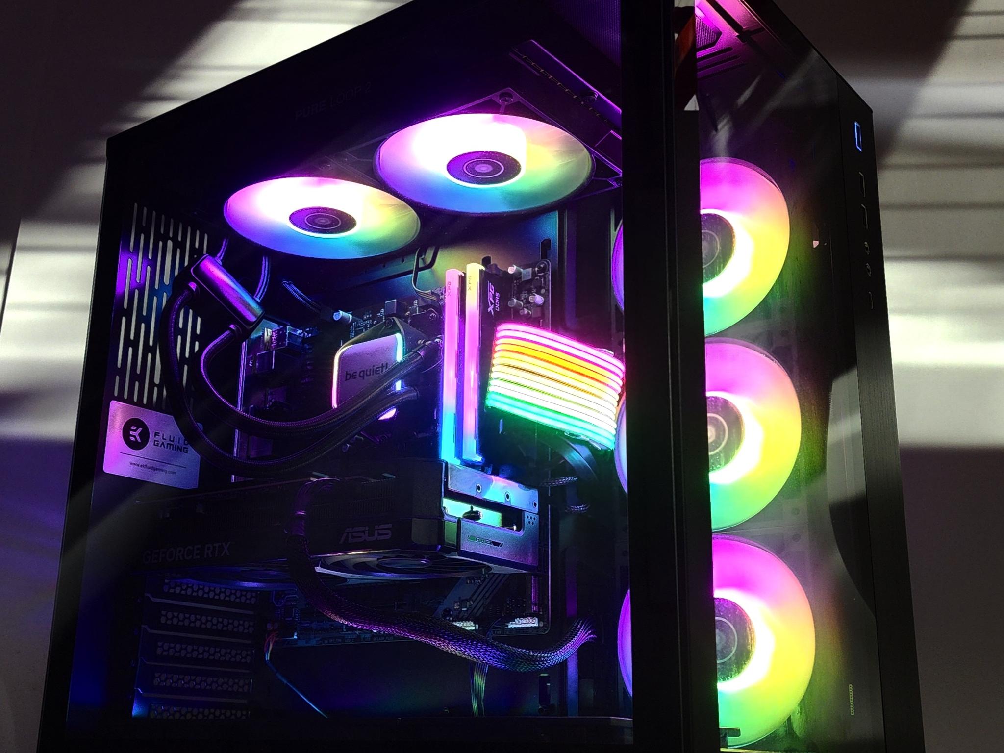 Gaming PC Ryzen 9 9950X3D 32GB RAM 2TB SSD RTX 5070 12GB Windows 11 Computer