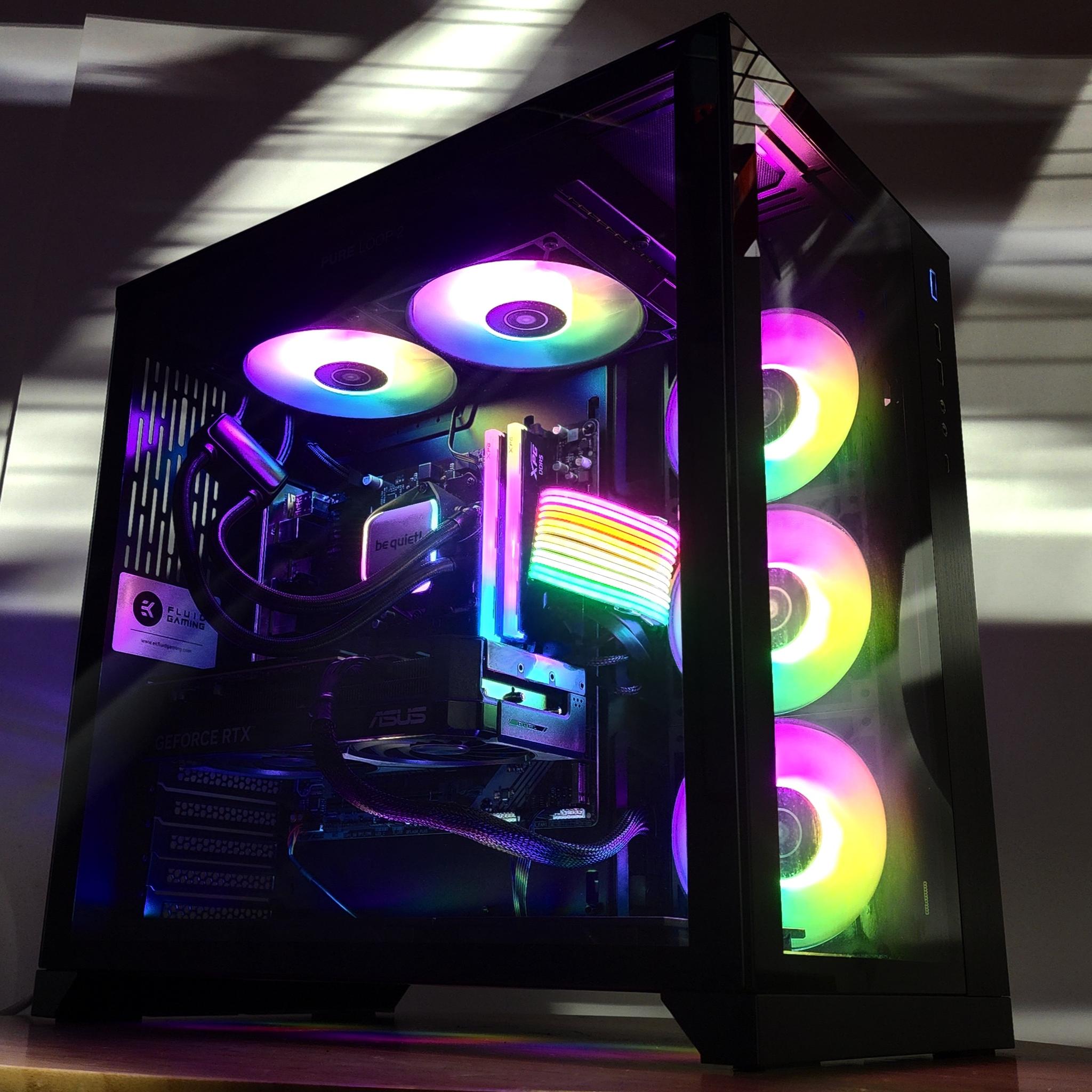 Gaming PC Ryzen 9 9950X3D 32GB RAM 2TB SSD RTX 5070 12GB Windows 11 Computer