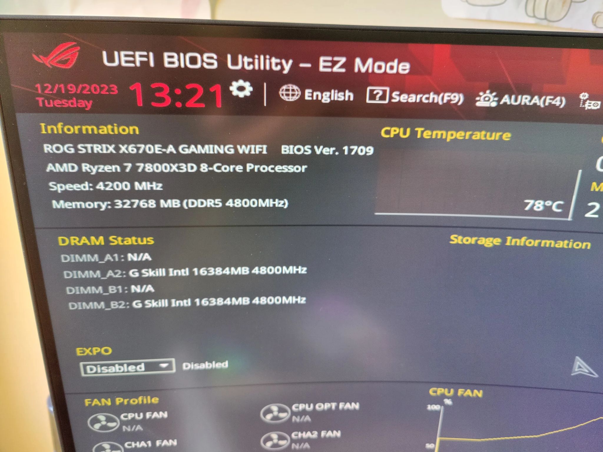Asus strix X670e -A