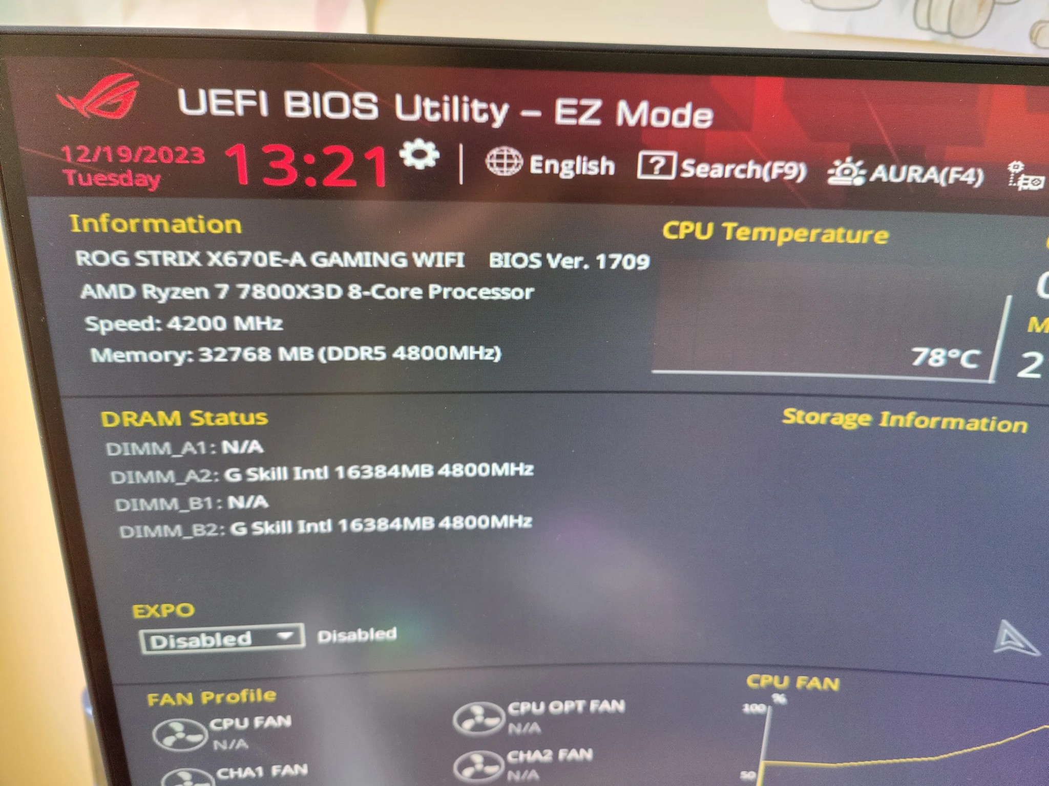 Asus strix X670e -A