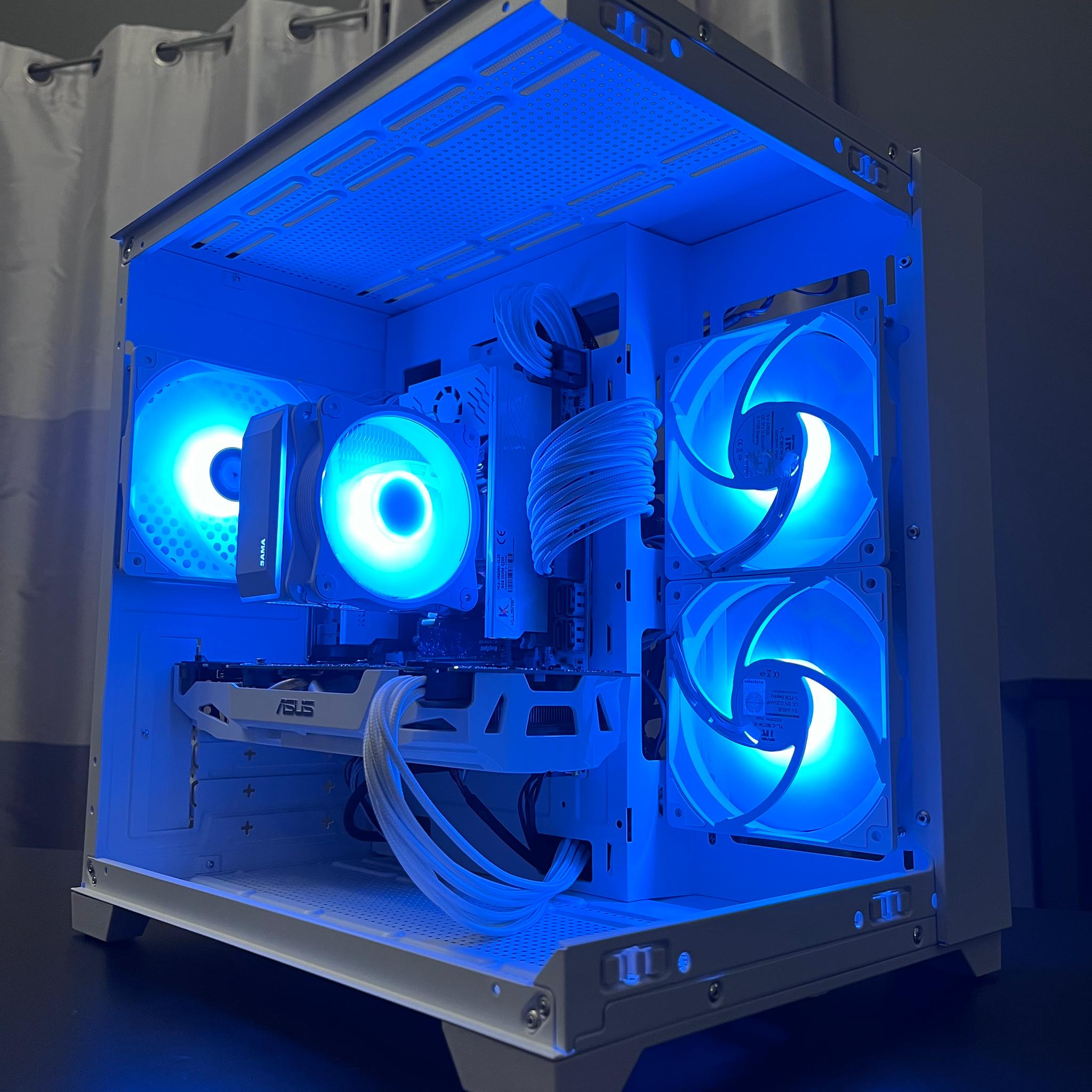 ALL WHITE GAMING PC | GTX 1070 | I7 5930K EQUIVALENT | 16GB DDR4 | 500GB NVME