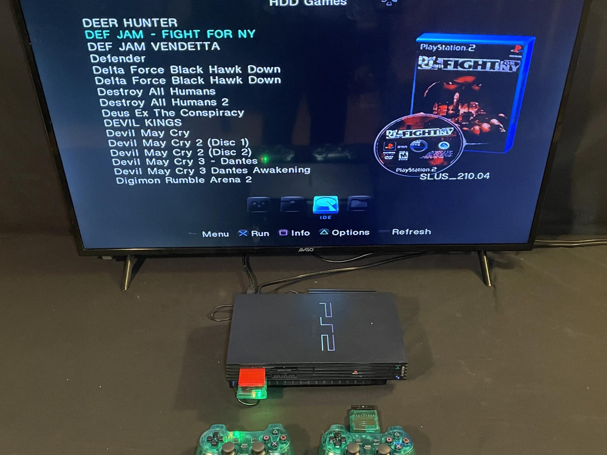 Playstation 2 Ps2 4TB Drive Hdmi With Accessories