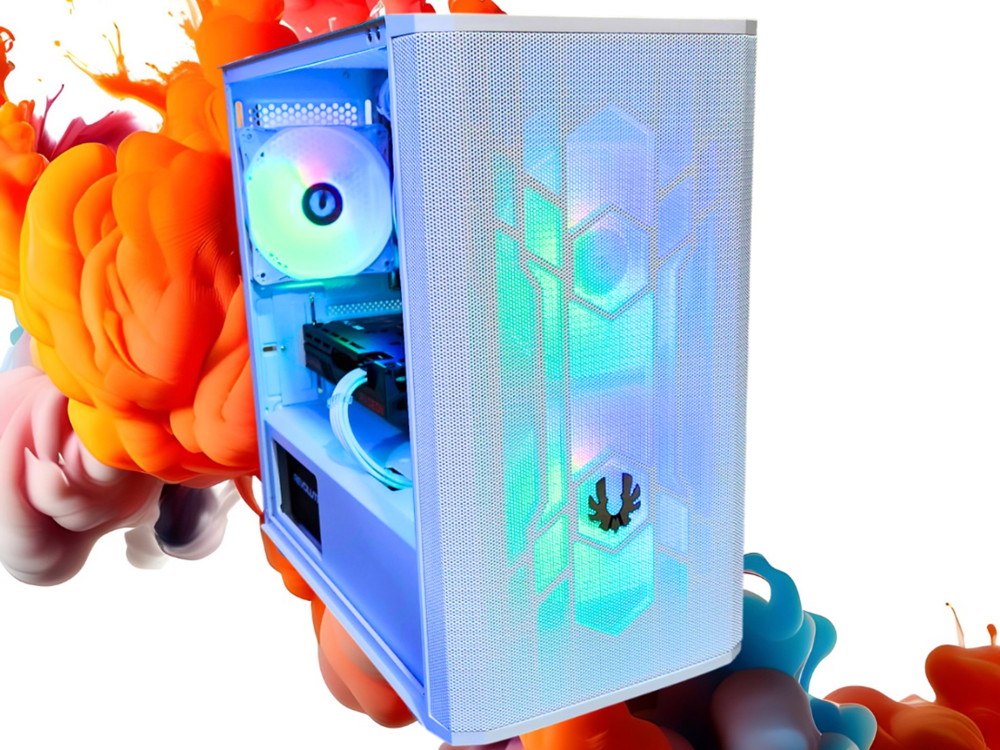 🚀Starship🌌: RX 6600 8GB | Ryzen 5 3600 | 16GB DDR4 RAM | 1TB SSD | 3 RGB Fans | White RGB PC