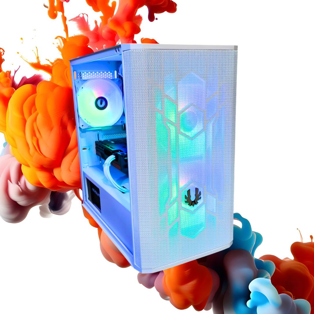 🚀Starship🌌: RX 6600 8GB | Ryzen 5 3600 | 16GB DDR4 RAM | 1TB SSD | 3 RGB Fans | White RGB PC