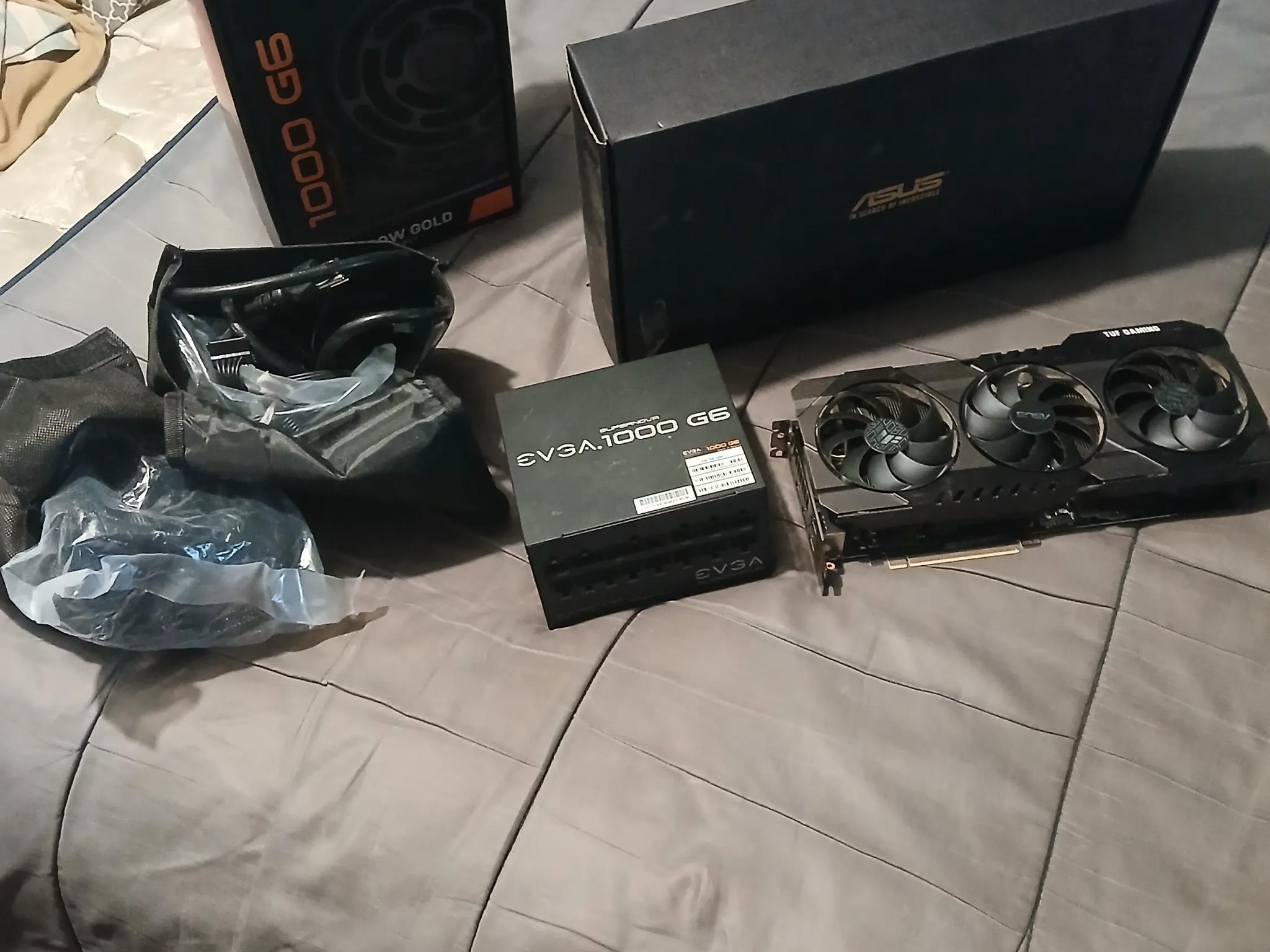 ASUS RTX 3080 TUF GAMING OC / EVGA Supernova 1000W G6, 80 Plus Gold (BUNDLE)