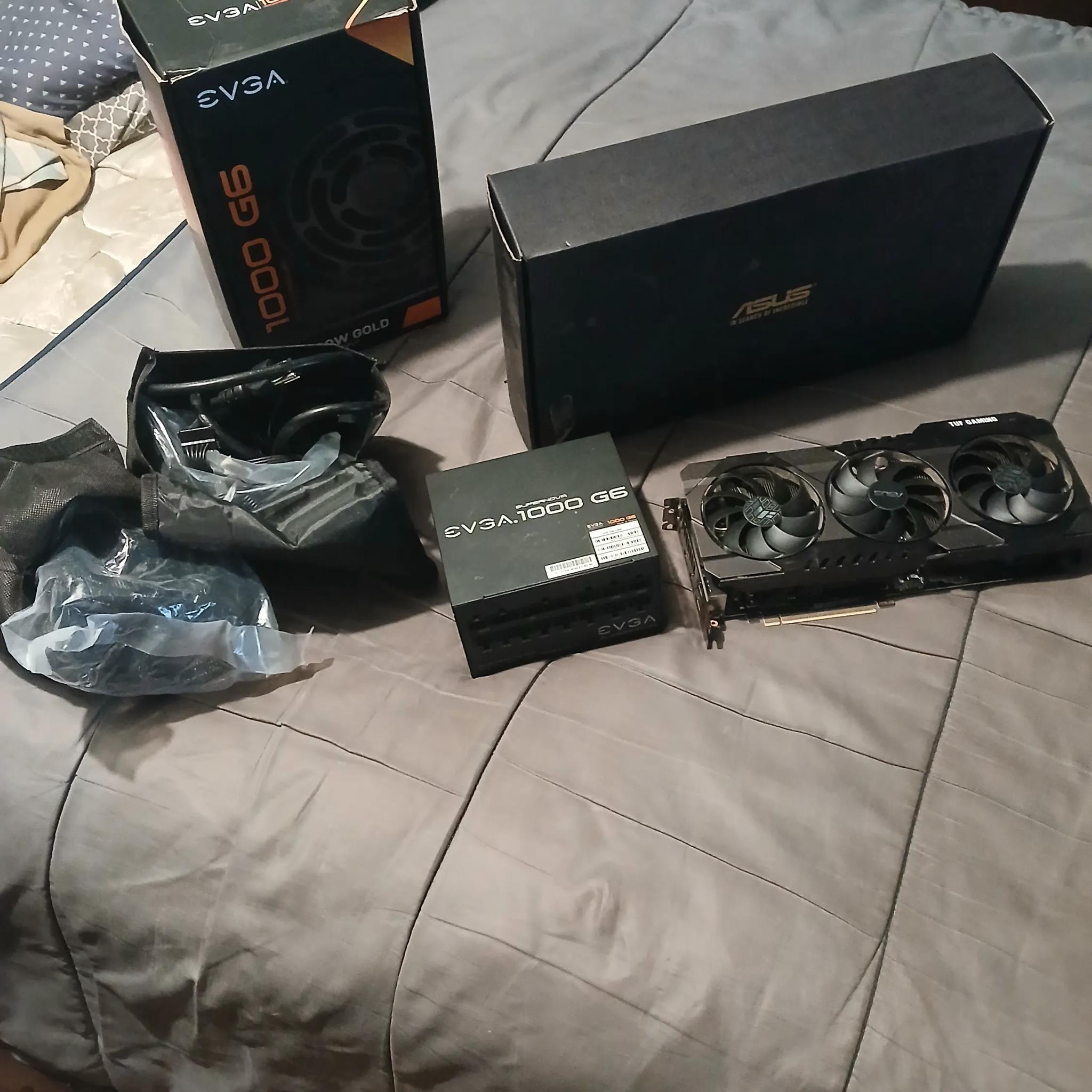 ASUS RTX 3080 TUF GAMING OC / EVGA Supernova 1000W G6, 80 Plus Gold (BUNDLE)